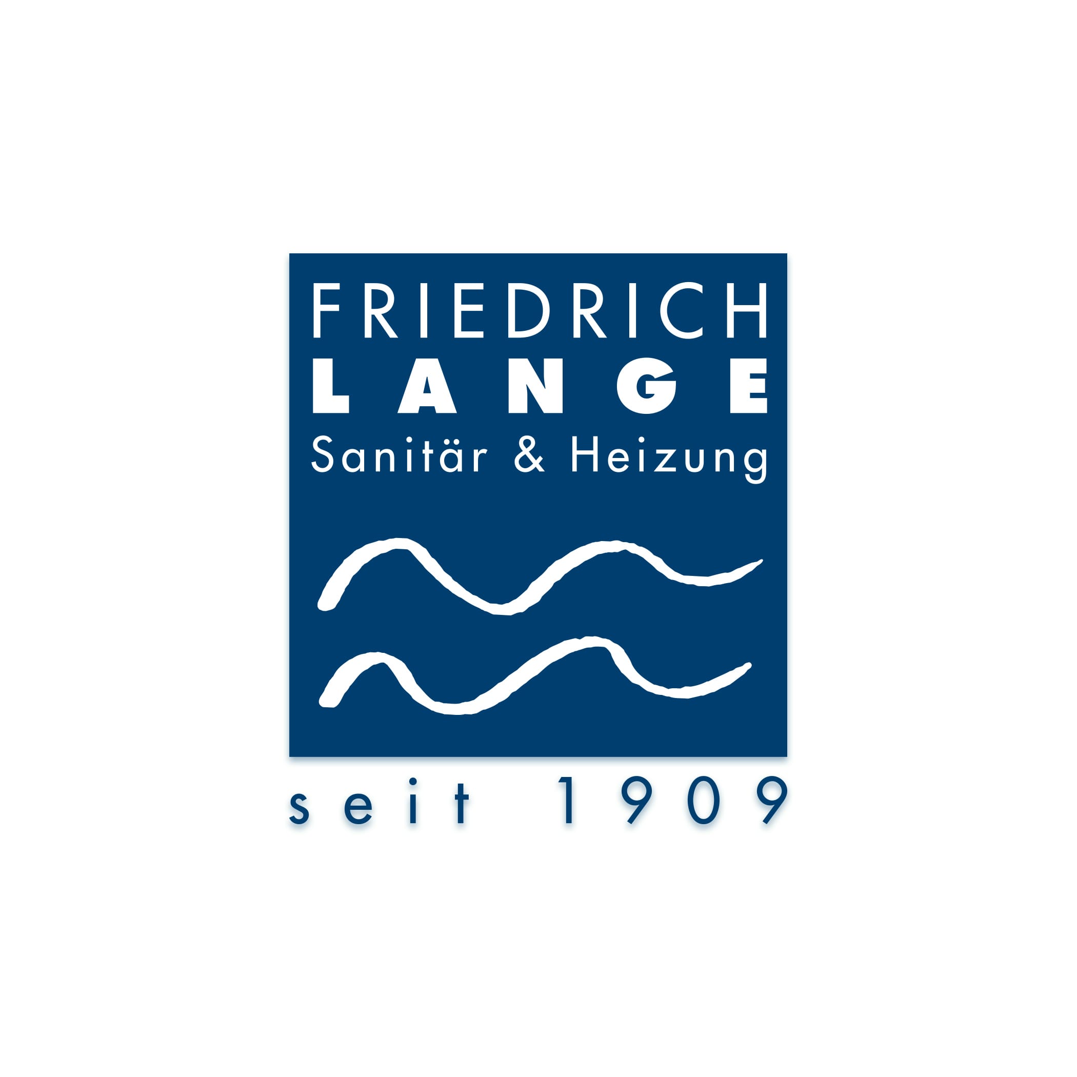 Logo von Friedrich Lange mit zwei Wellen