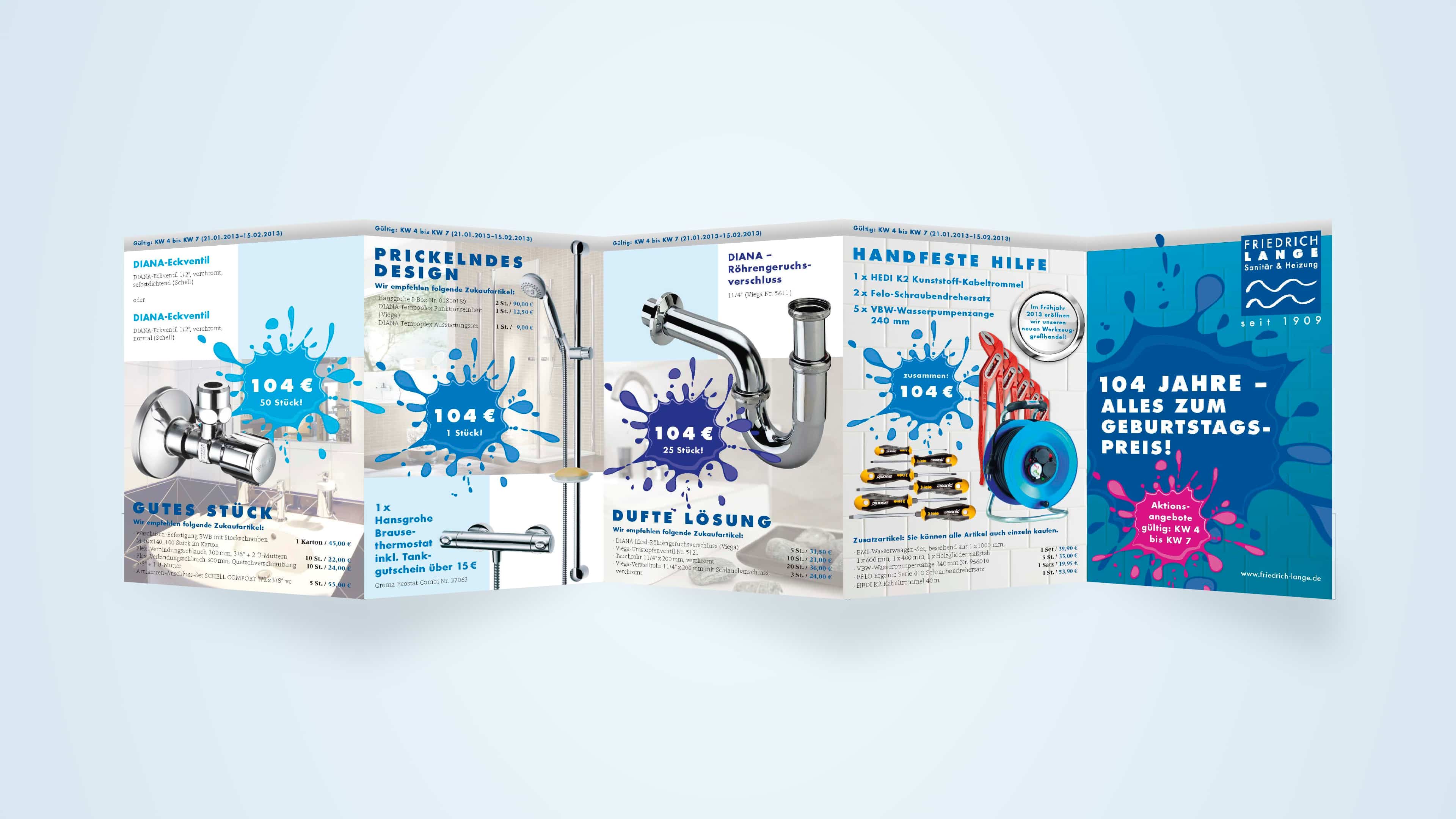 Der Friedrich Lange Flyer mit vielen Angeboten