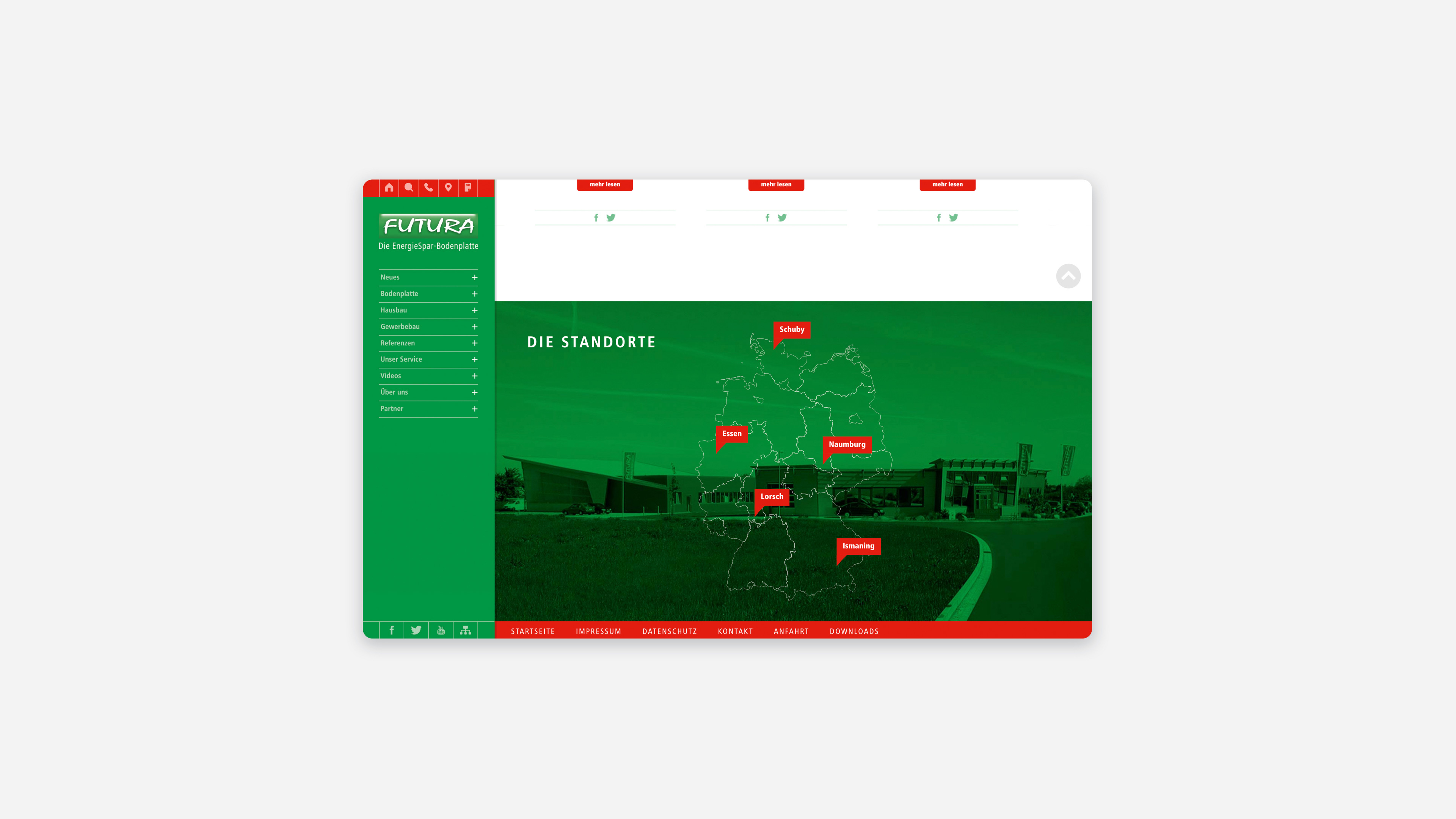 hochzwei_futura_slider_03.jpg Deutschlandkarte mit den Futura Standorten