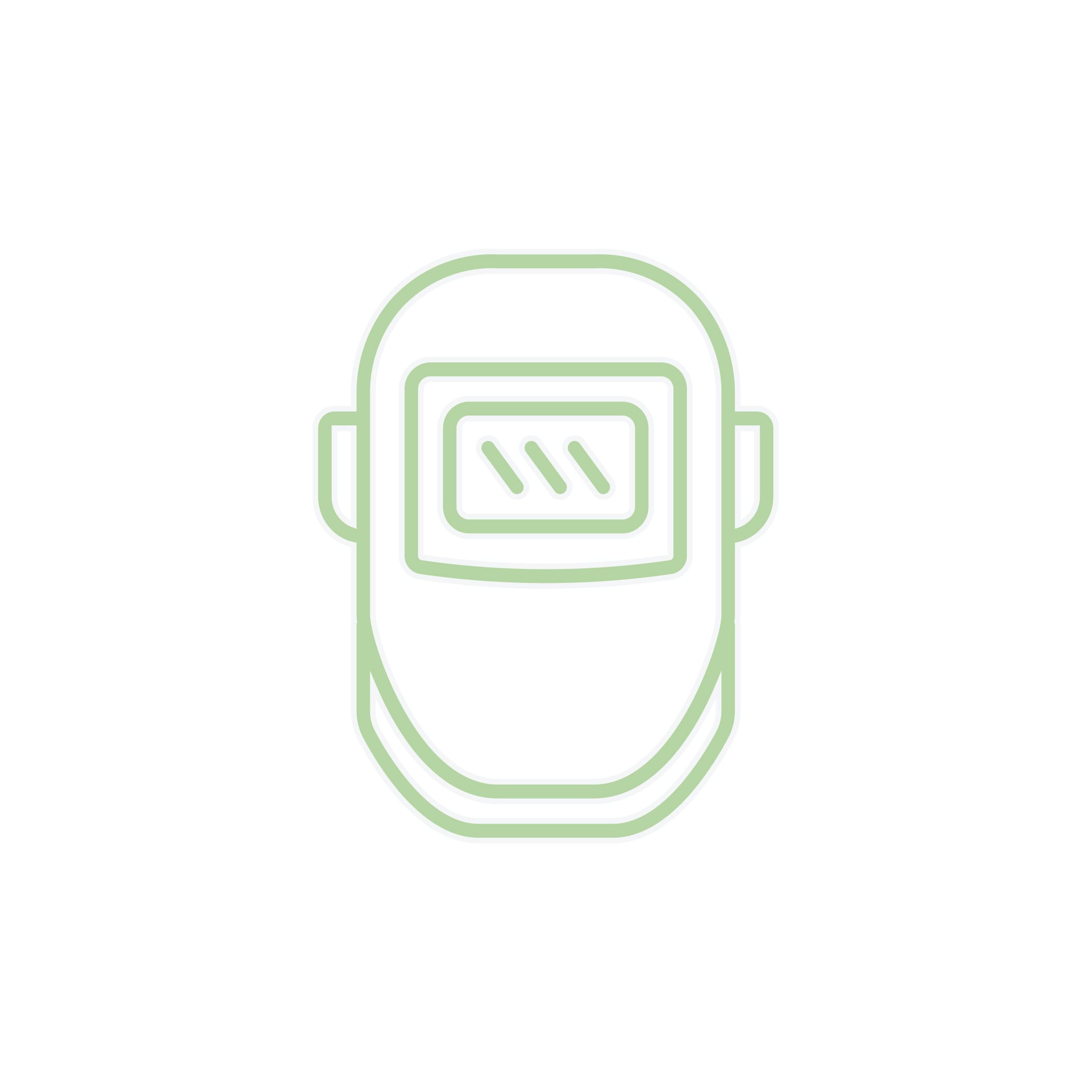 Ein Icon mit einer Schutzmaske