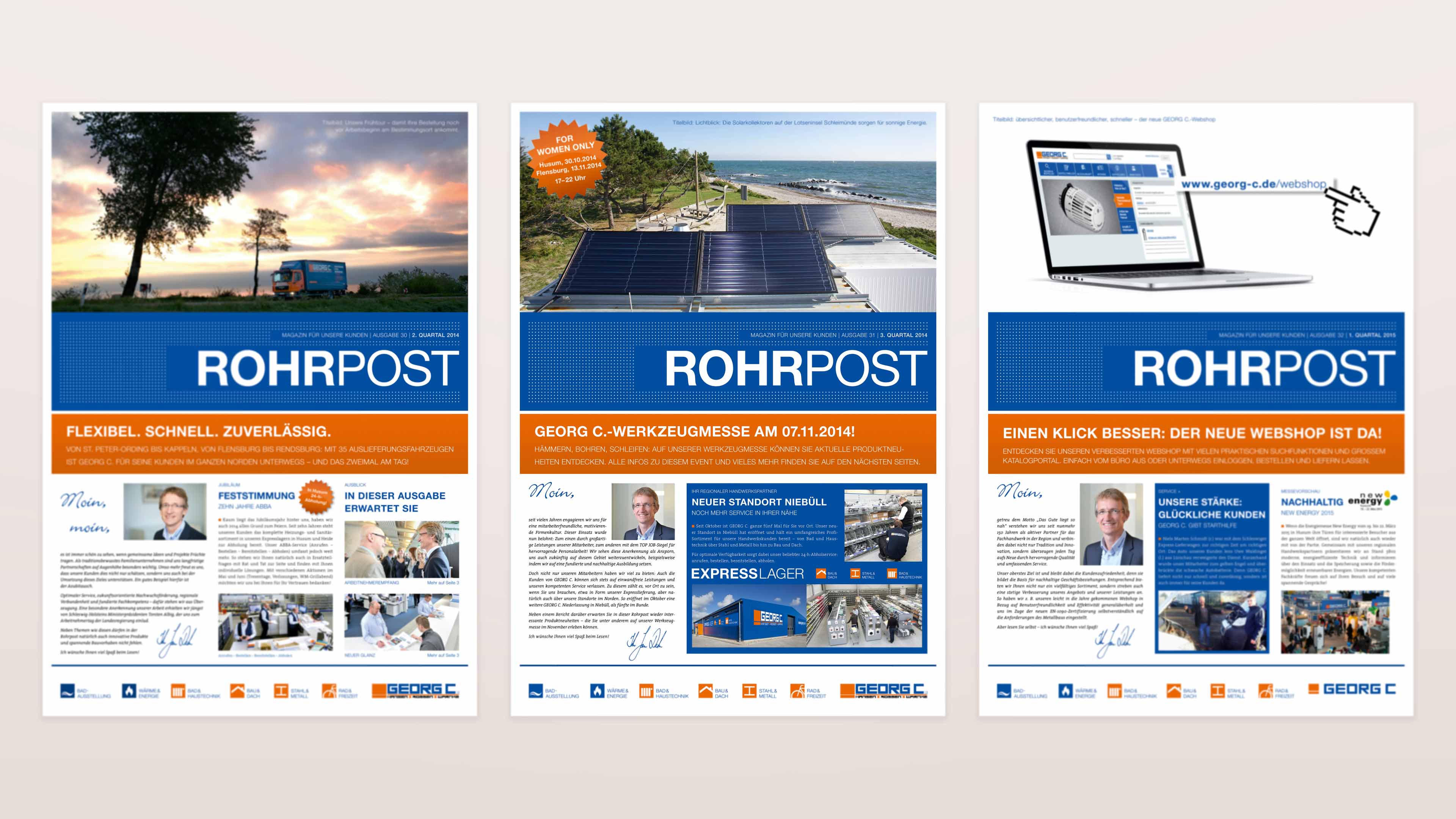 hochzwei_gch_slider_01.jpg Drei nebeneinander gereihte Rohrpost Magazine von georg C