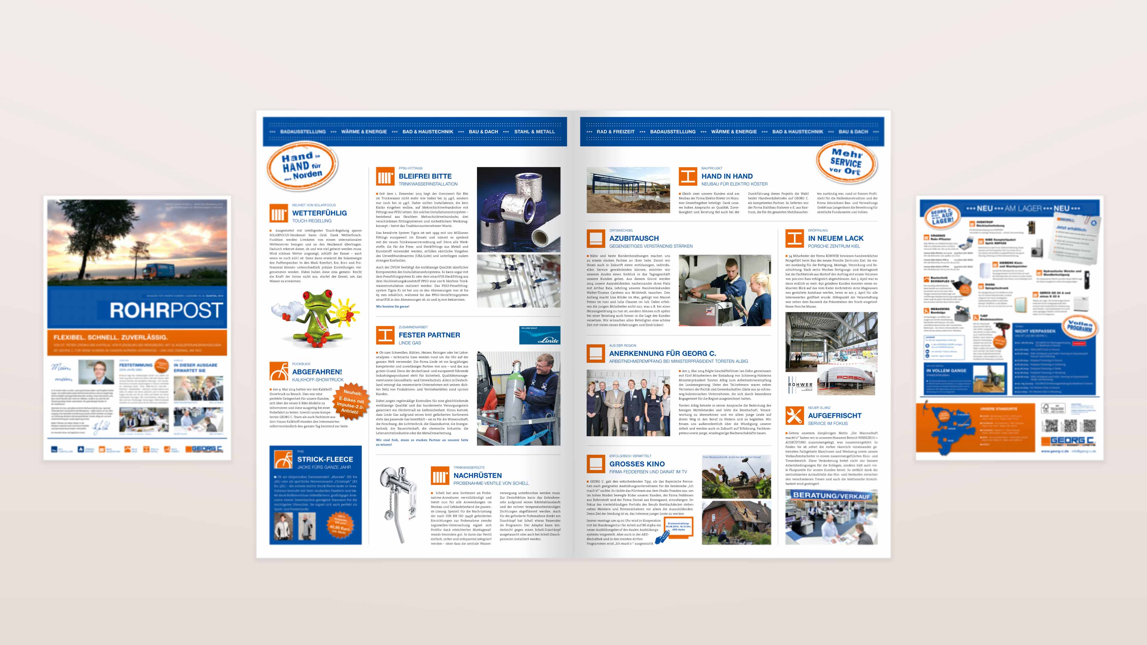 hochzwei_gch_slider_02.jpg Drei Georg C Magazine namens Rohrpost