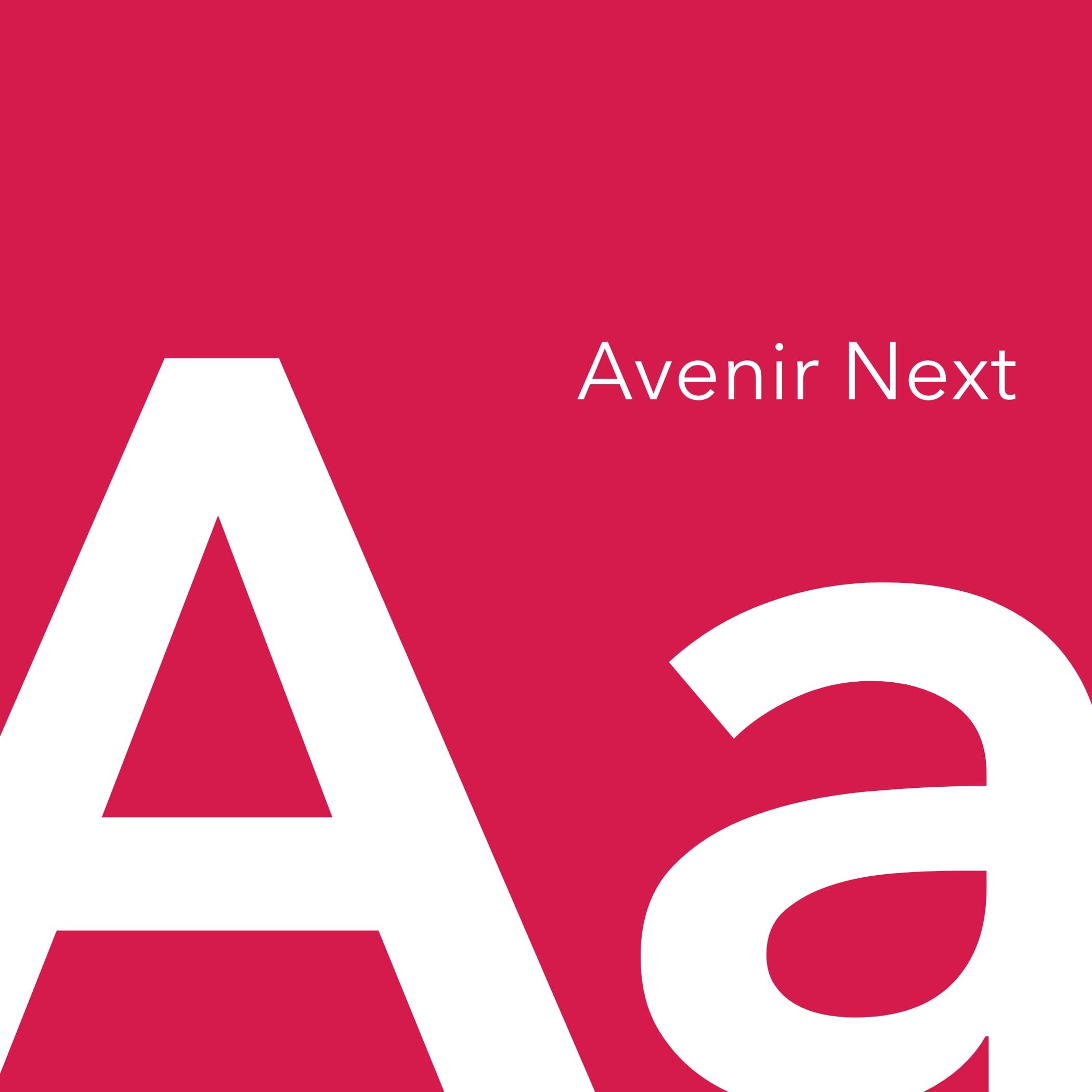 Zwei Buchstaben in großer weißer Schrift