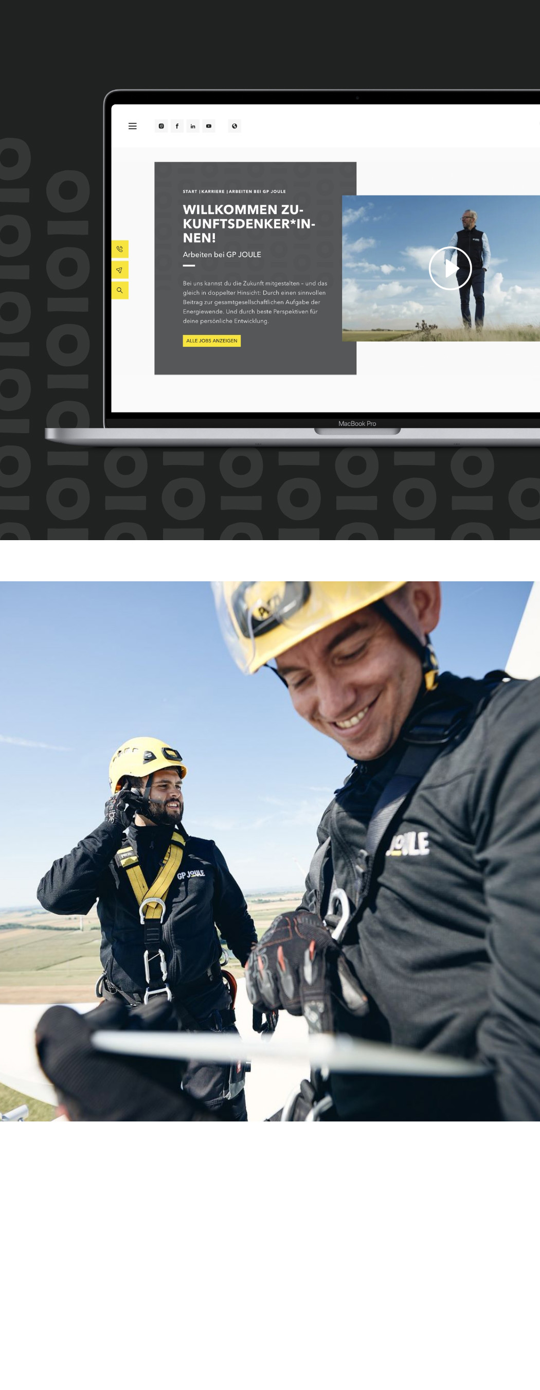 hochzwei_GP_teaser_11.jpg Einblicke in die neue Seite auf schwarzem Hintergrund