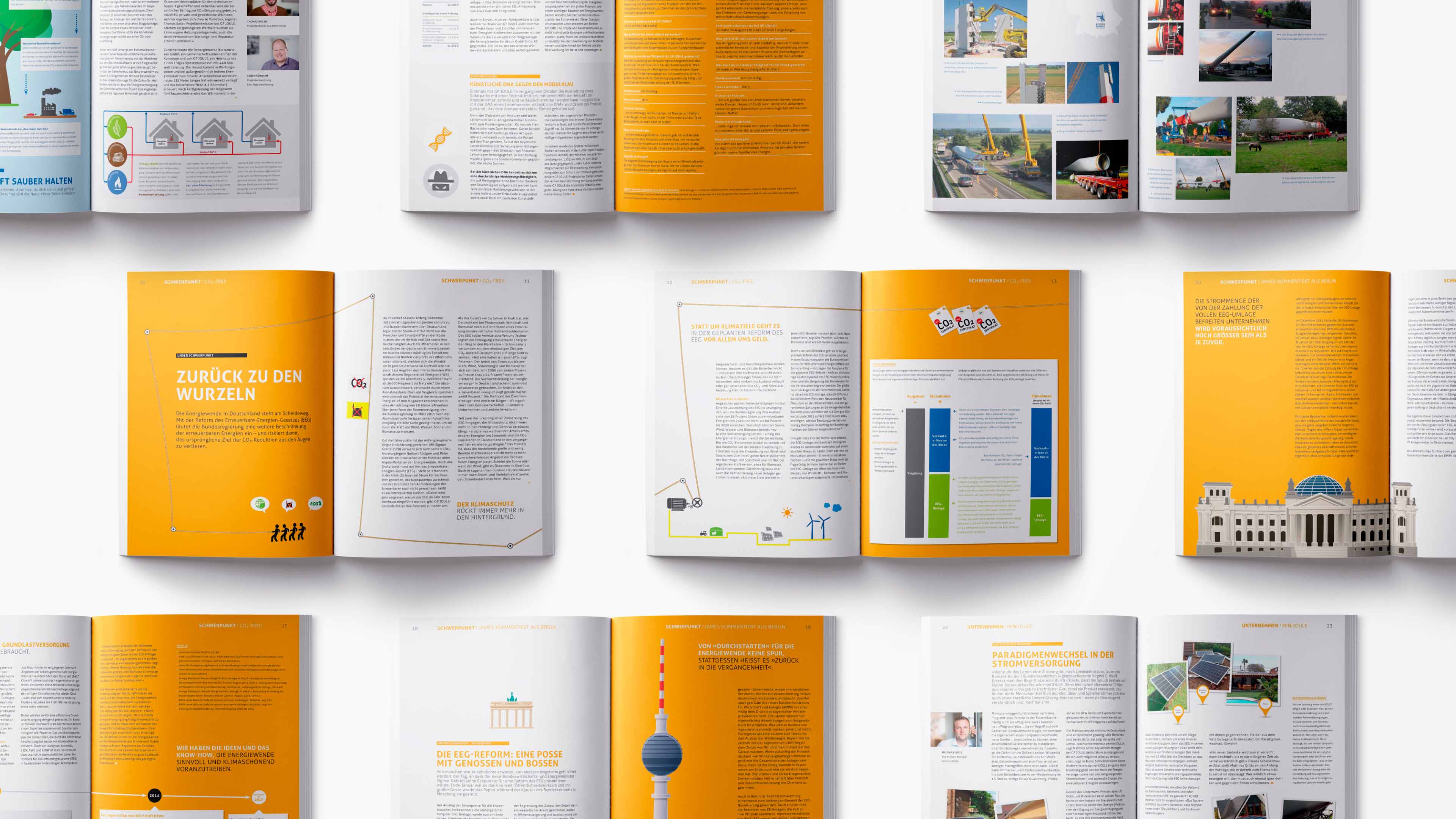 hochzwei_gpjoule_slider_02.jpg Neun orangene Hefte von GP Joule