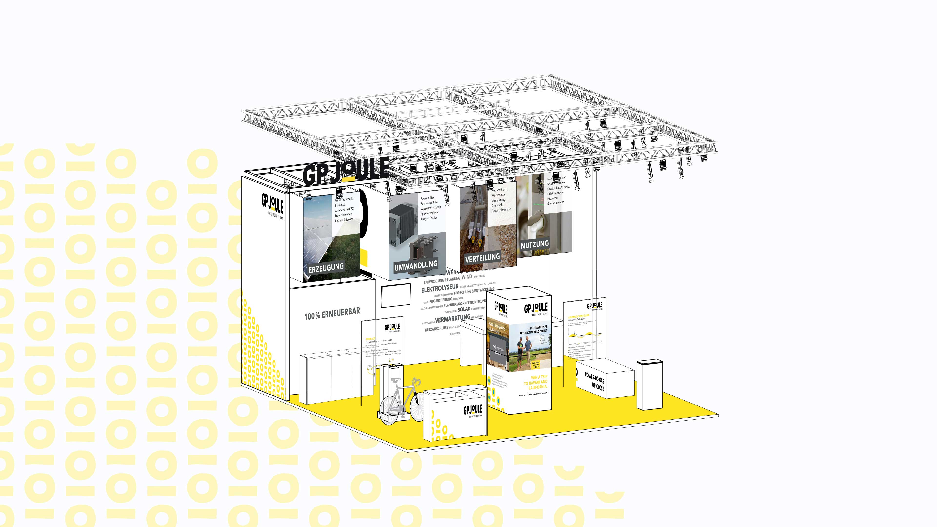 hochzwei_gp_slider_01.jpg Ein kleiner illustrierter GP Joule Messestand