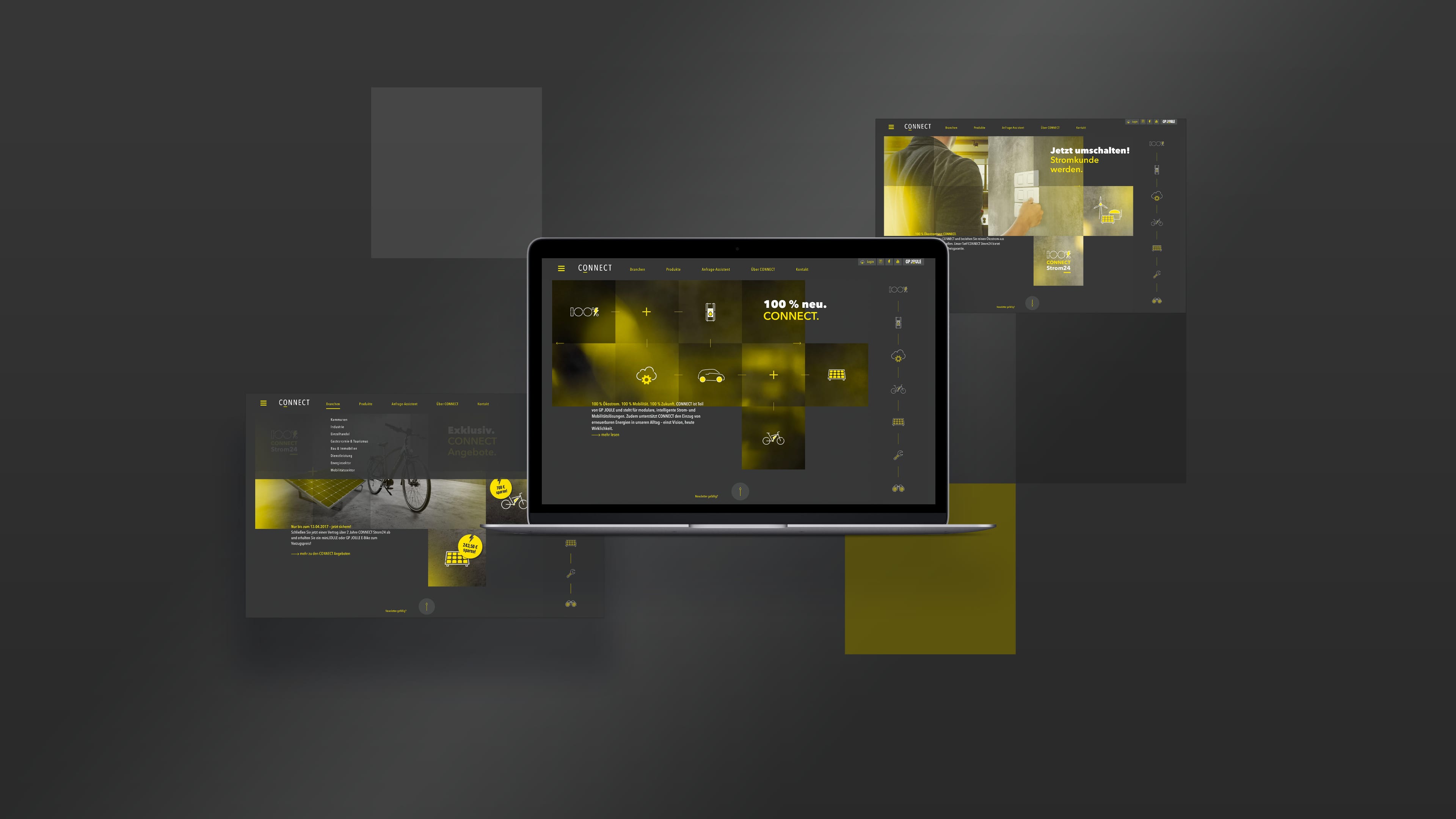 Drei Connect Unterseiten