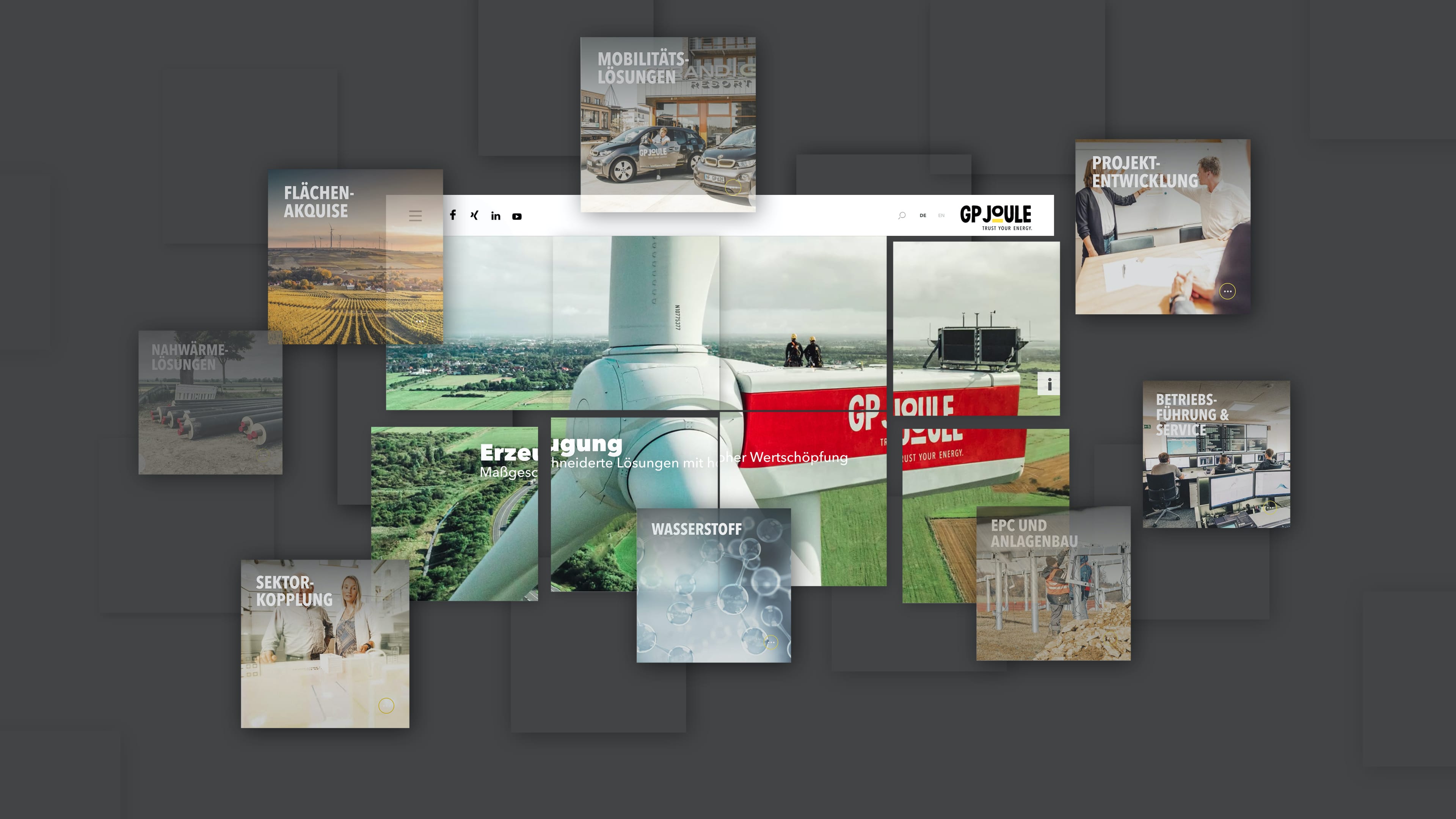 Bildercollage von GP Joule