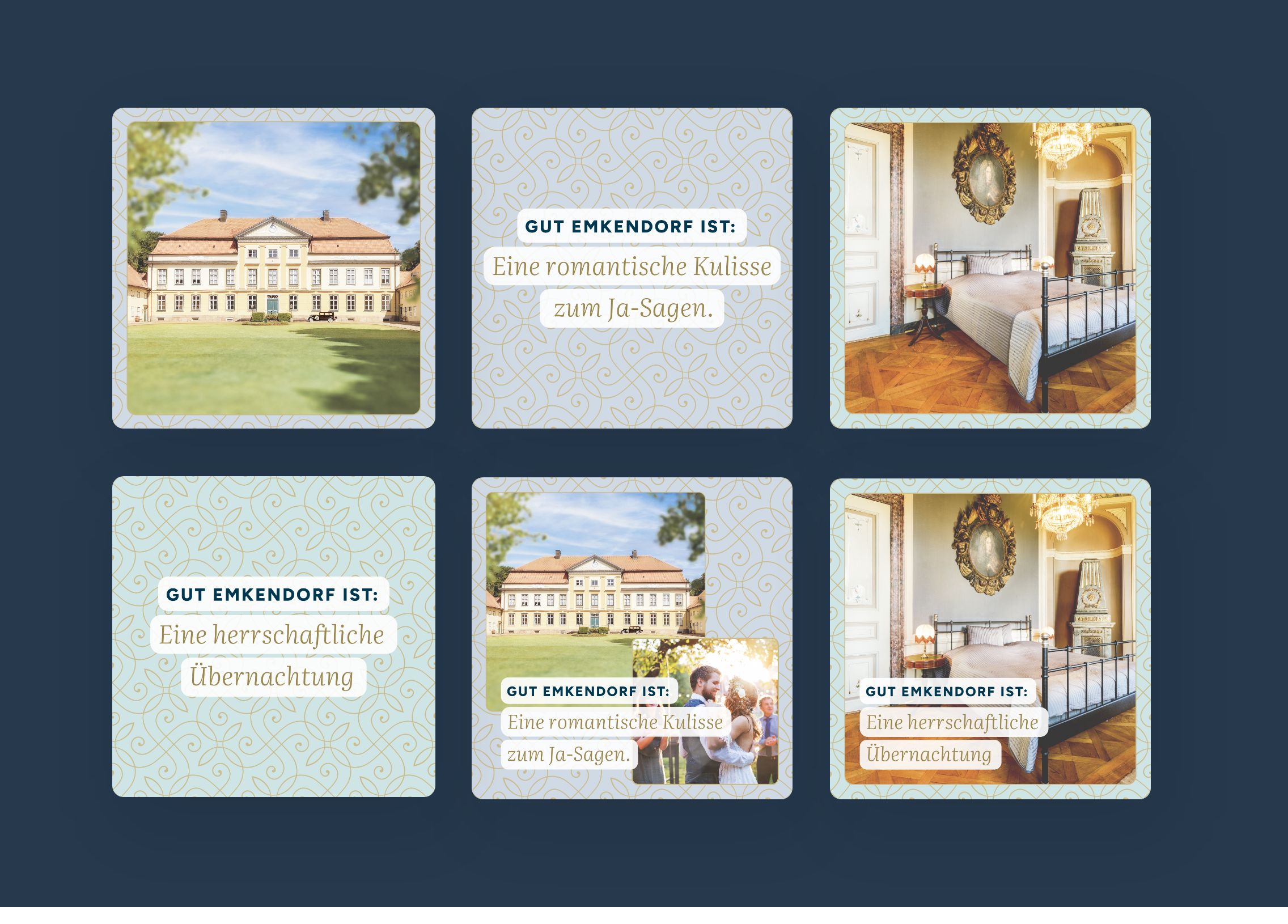 h2_gute_teaser_10.jpg Sechs quadratische Kacheln mit Bild und Text von Gut Emkendorf