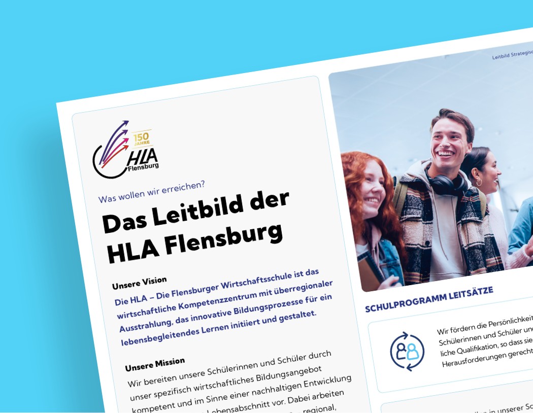 h2_hla_teaser_04.jpg Eine Detailansicht der linken oberen Ecke des Leitbild der HLA Flensburg