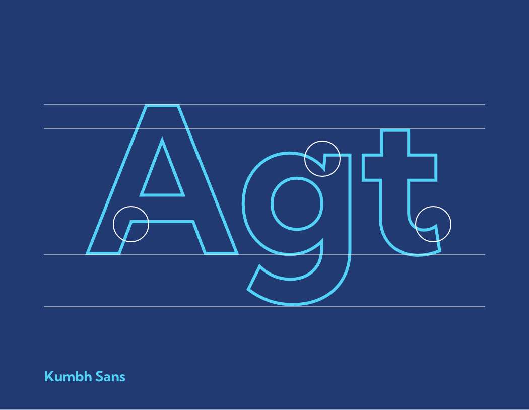 h2_hla_teaser_05.jpg Die neue Schriftart Kumbh Sans auf blauem Grund