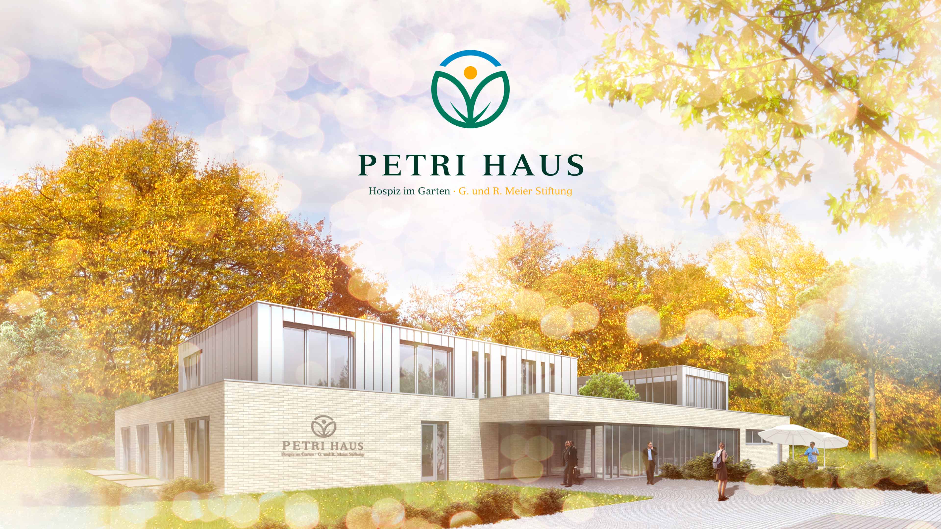 Visualisierte Außenansicht des Petri Hauses