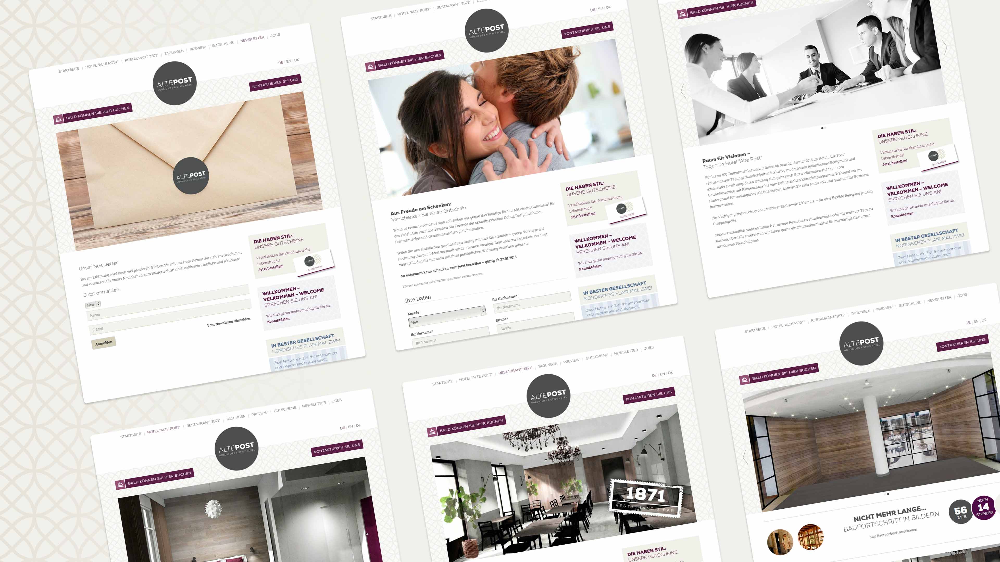 hochzwei_srgl_slider_01.jpg Sechs Unterseiten des Hotels alte Post in Flensburg