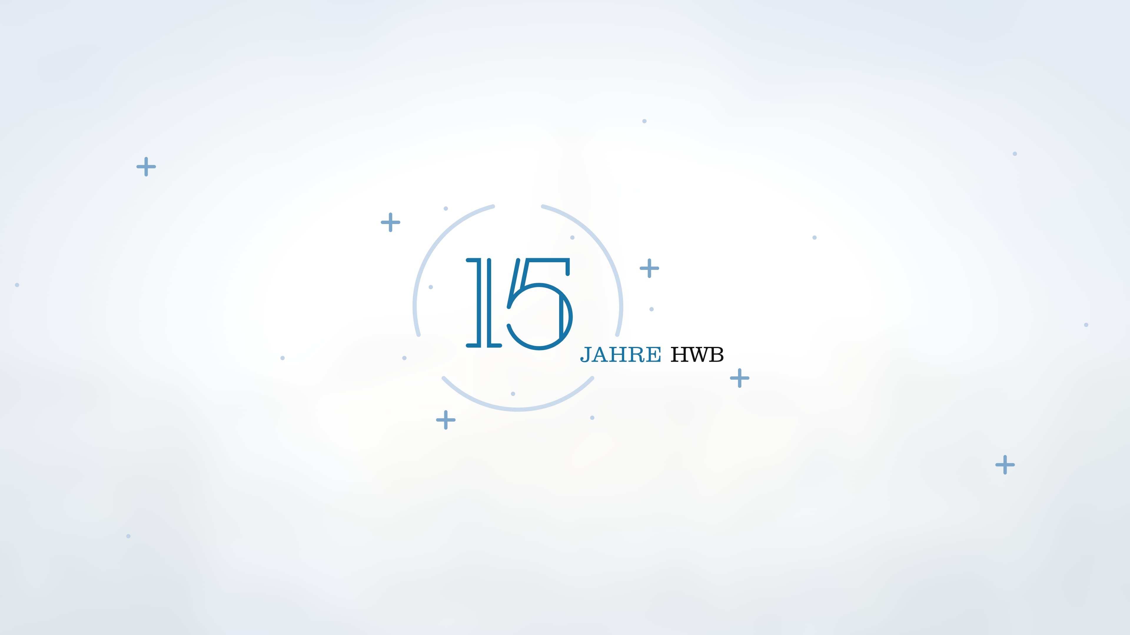 Runder Kreis mit einer 15