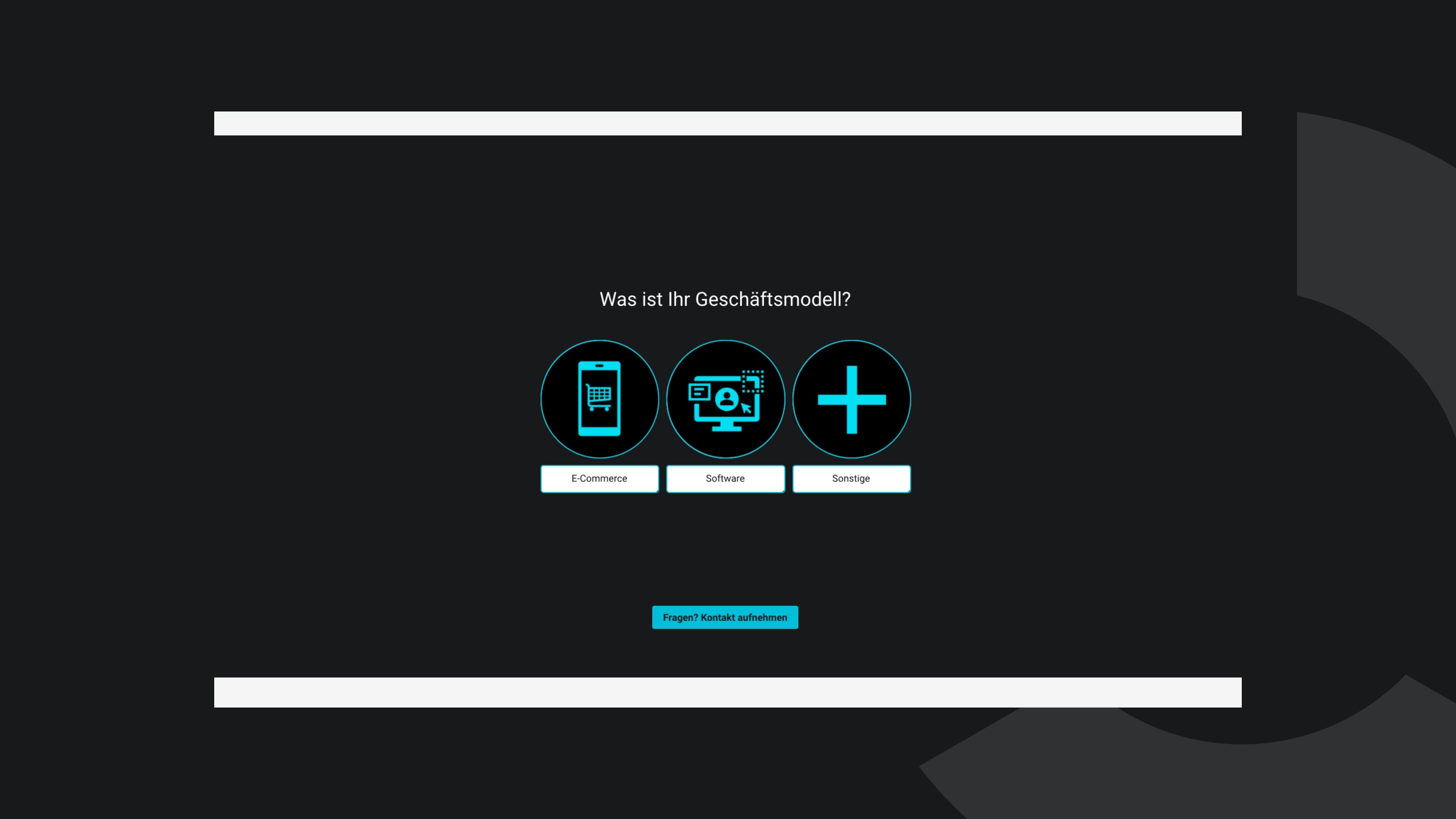 hochzwei_neoma_slider_03.jpg Geschäftsmodell Überschrift mit drei runden auswählbaren Punkten