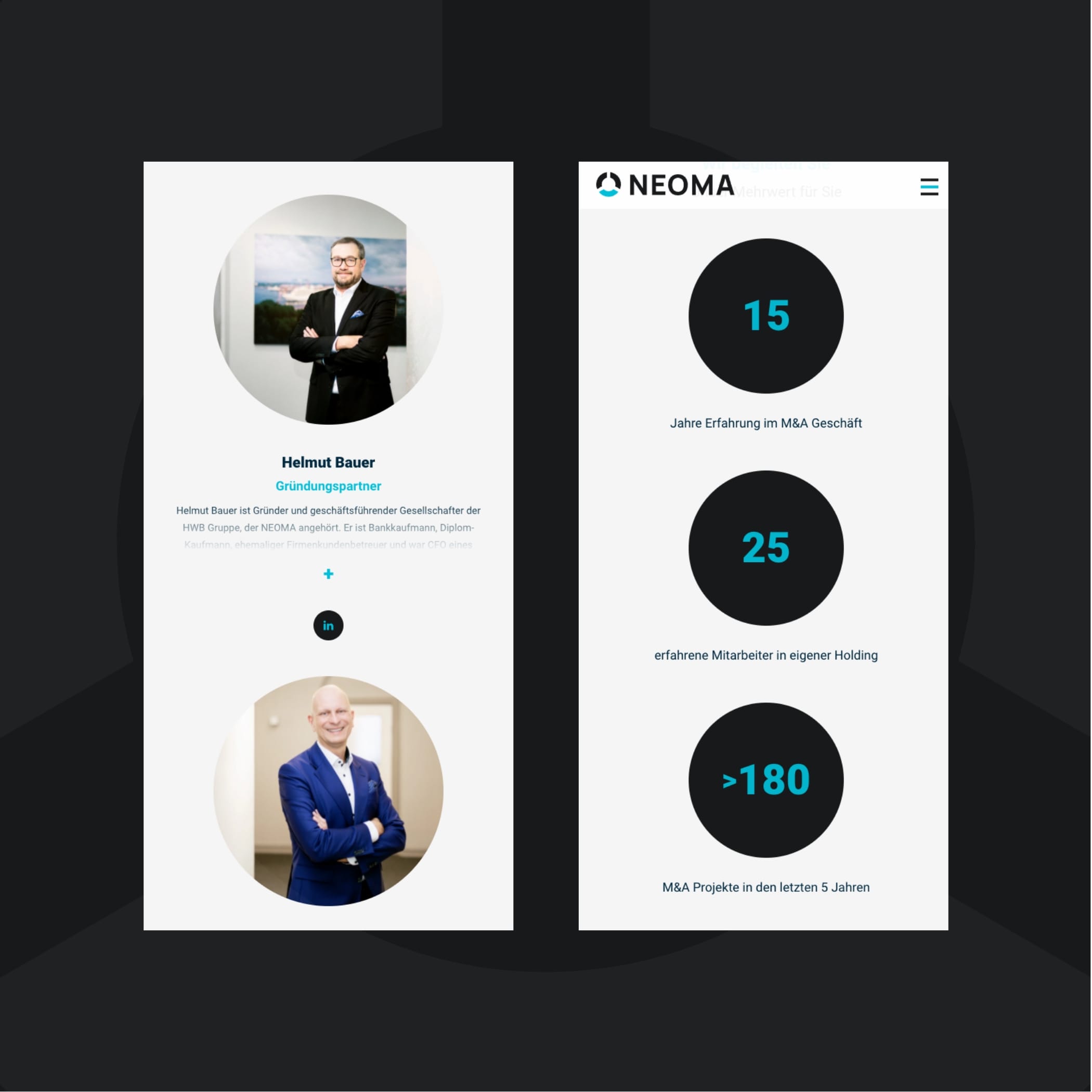 hochzwei_neoma_teaser_09.jpg Zwei Mitarbeiterbilder der Firma Neoma