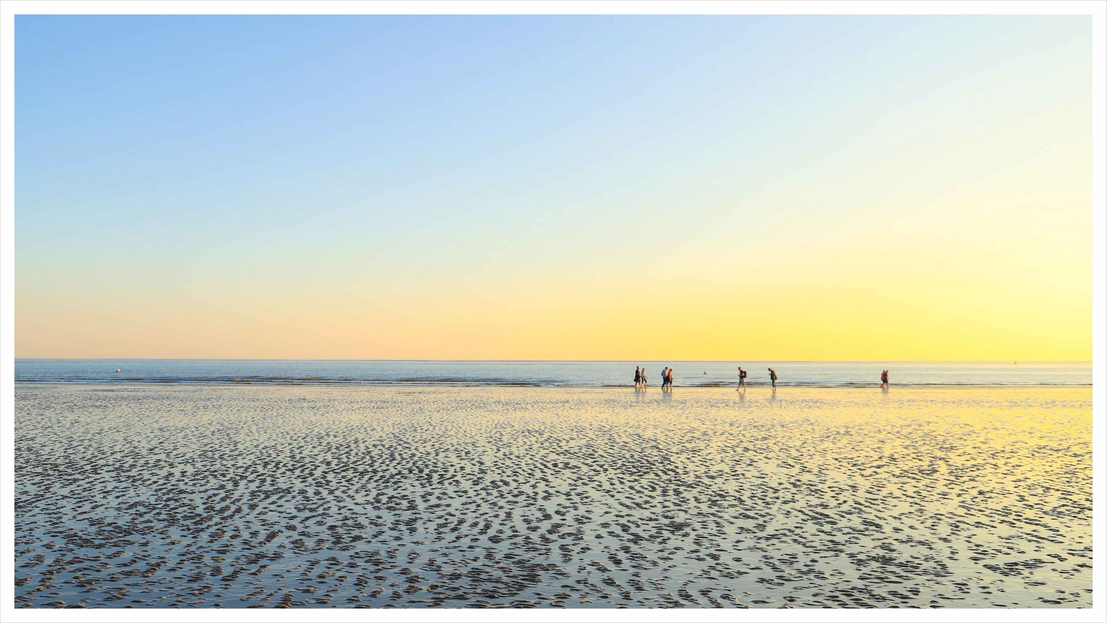 Büsumer Strand bei Ebbe