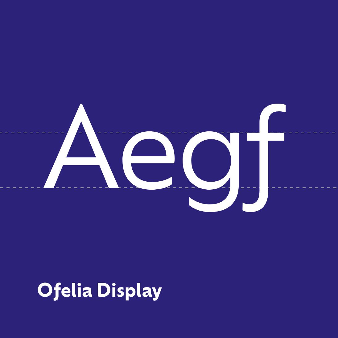 Die Buchstabenfolge großes A, klein e g f, darunter 