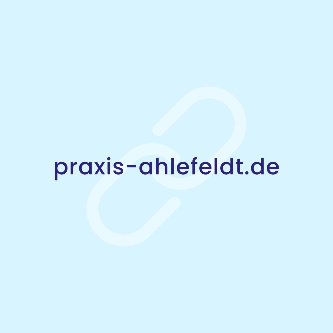 praxis-ahlefeldt.de, Link zur Website