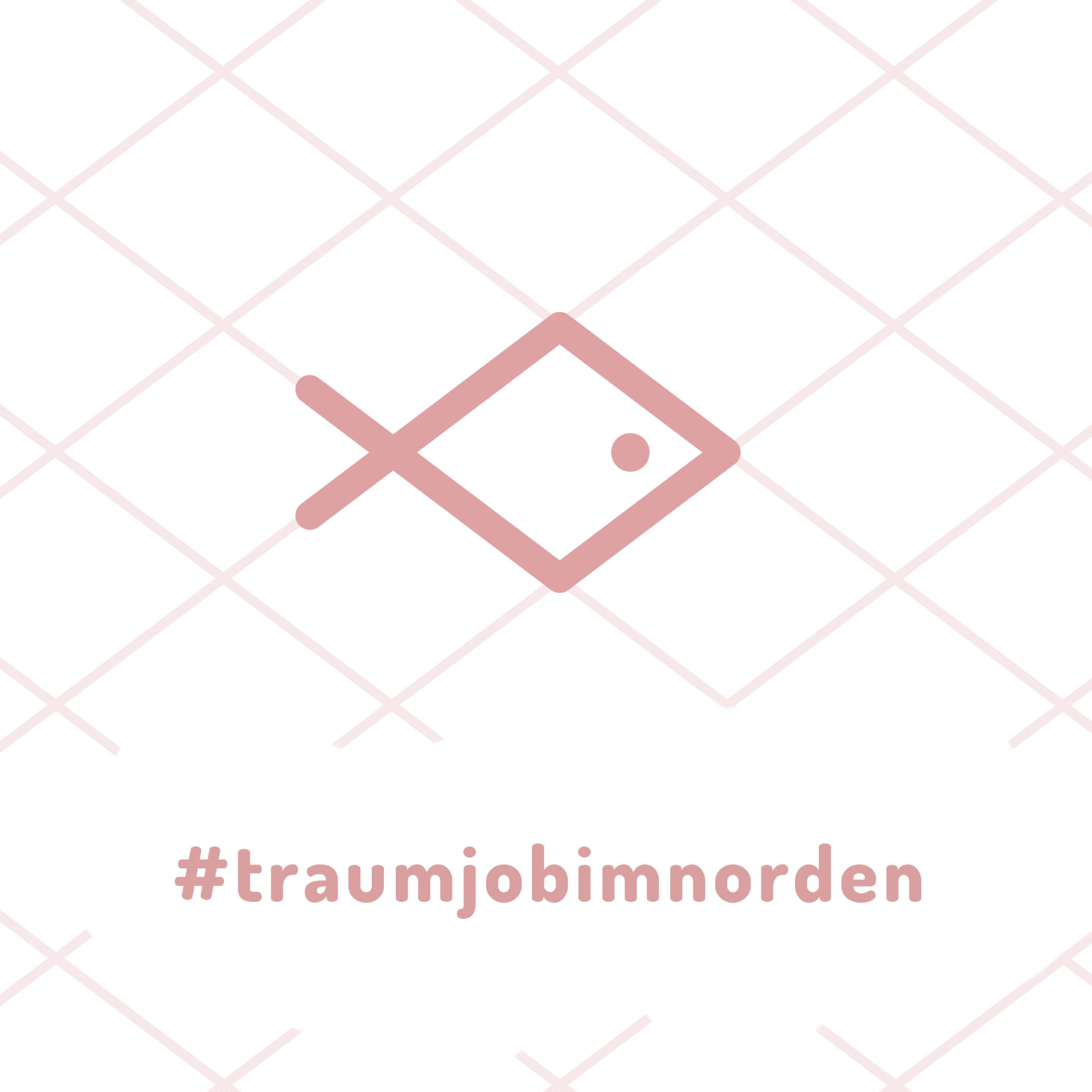 hochzwei_kien_teaser_04.jpg Illustrierter pinker Fisch mit einem hashtag