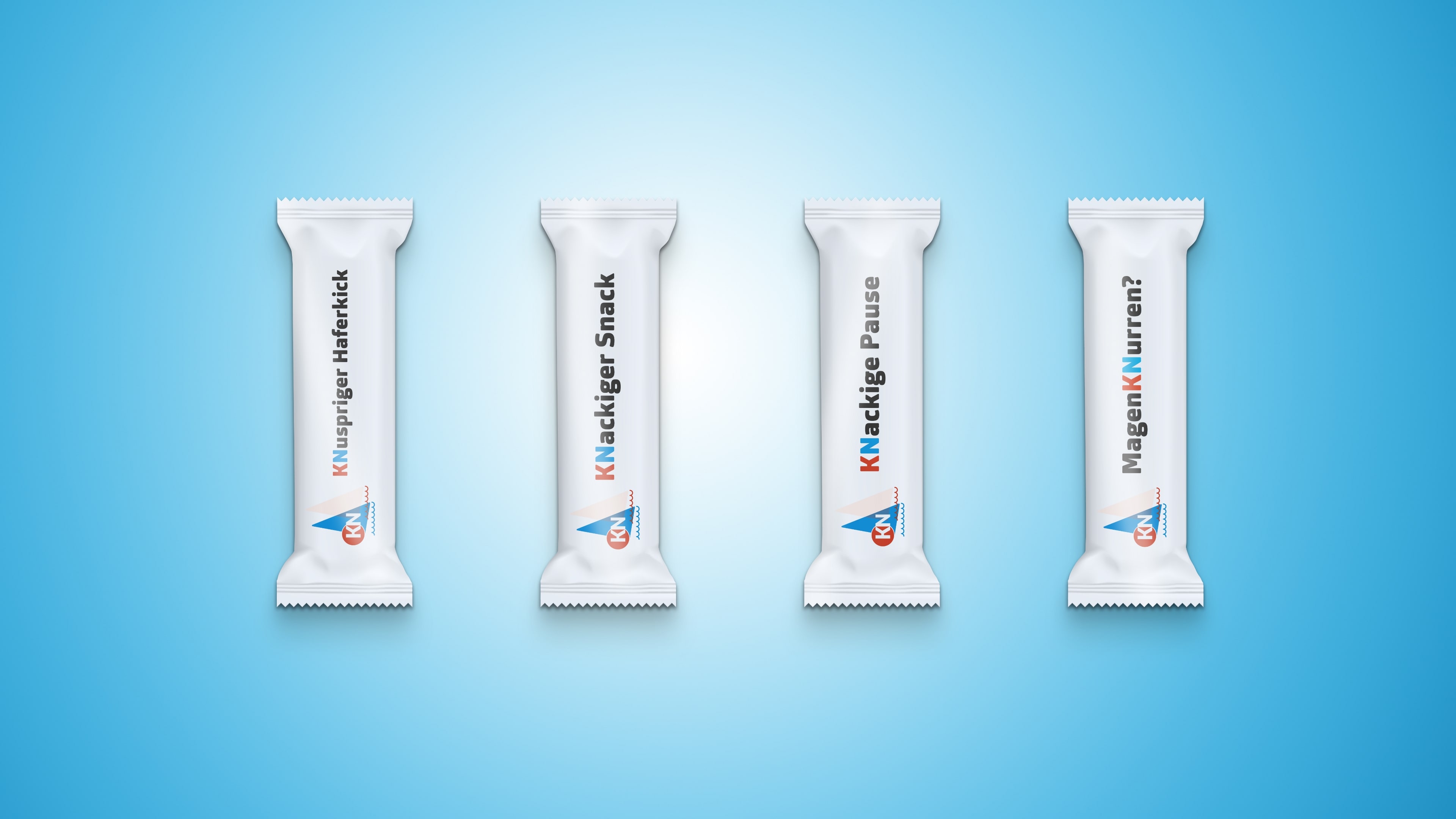 Vier weiße Nuss Snacks