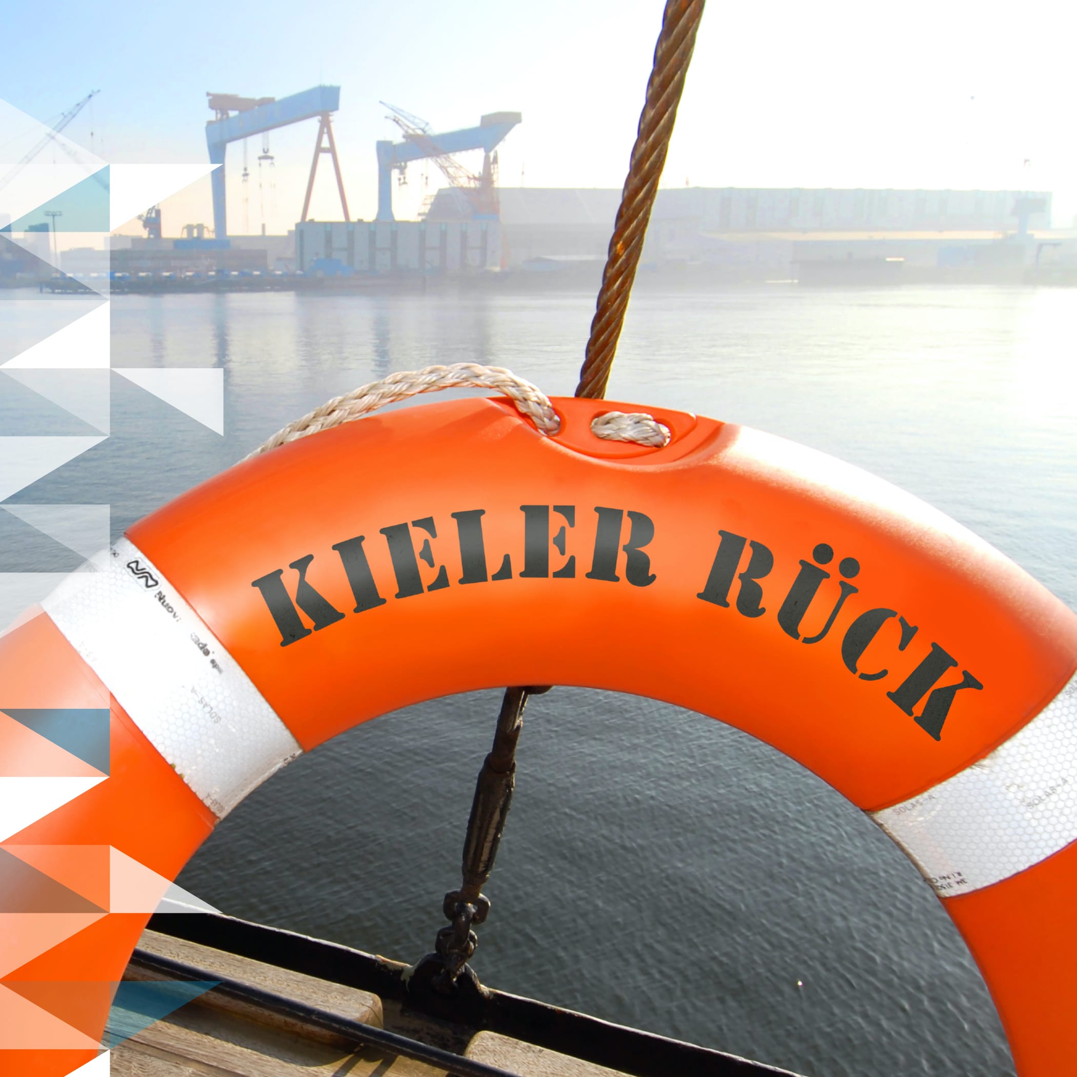 hochzwei_kiru_teaser_05.jpg Ein orangener Rettungsring mit dem Aufdruck Kieler Rück
