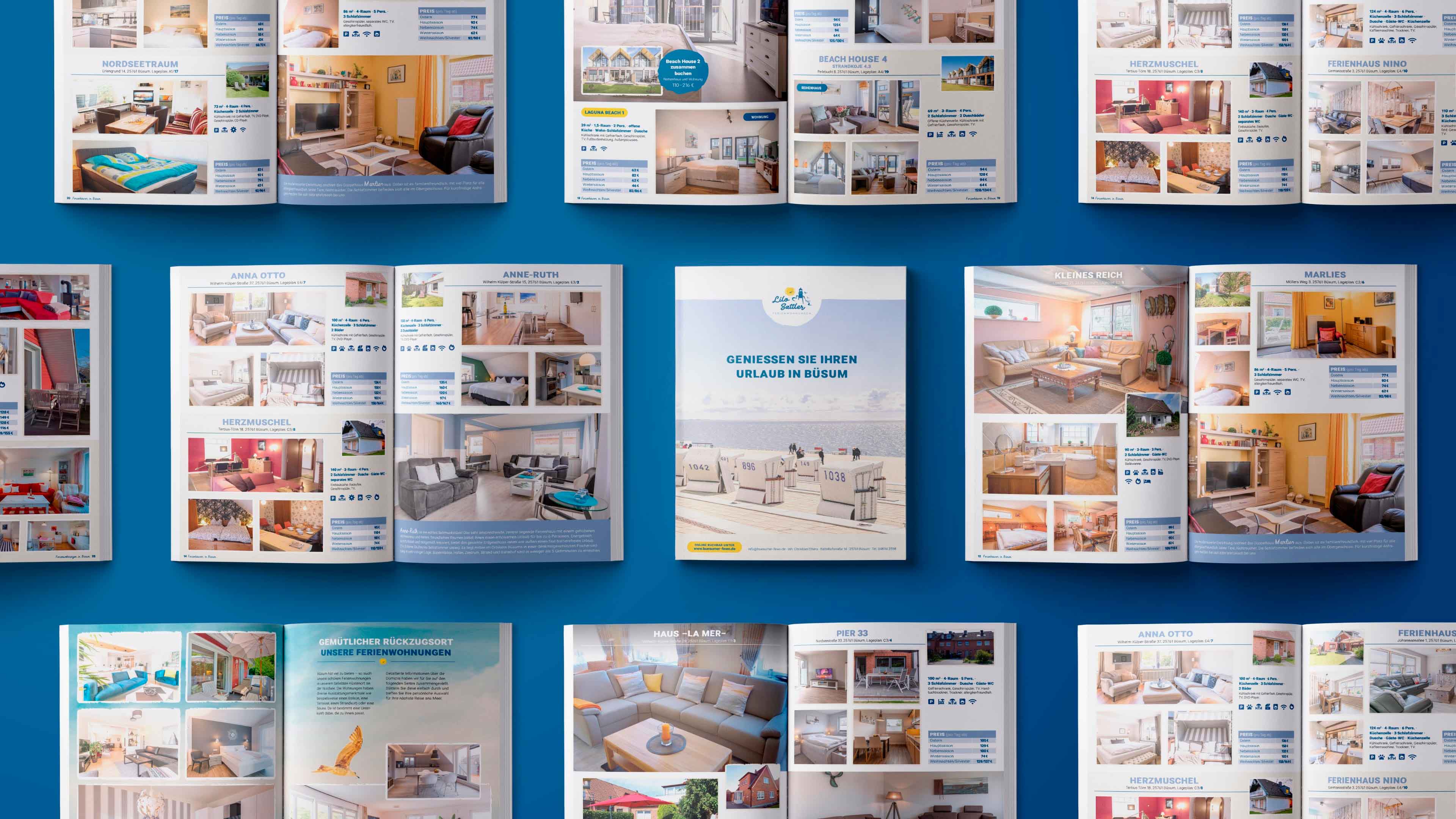 Neun Kataloge von Lilo Sattler