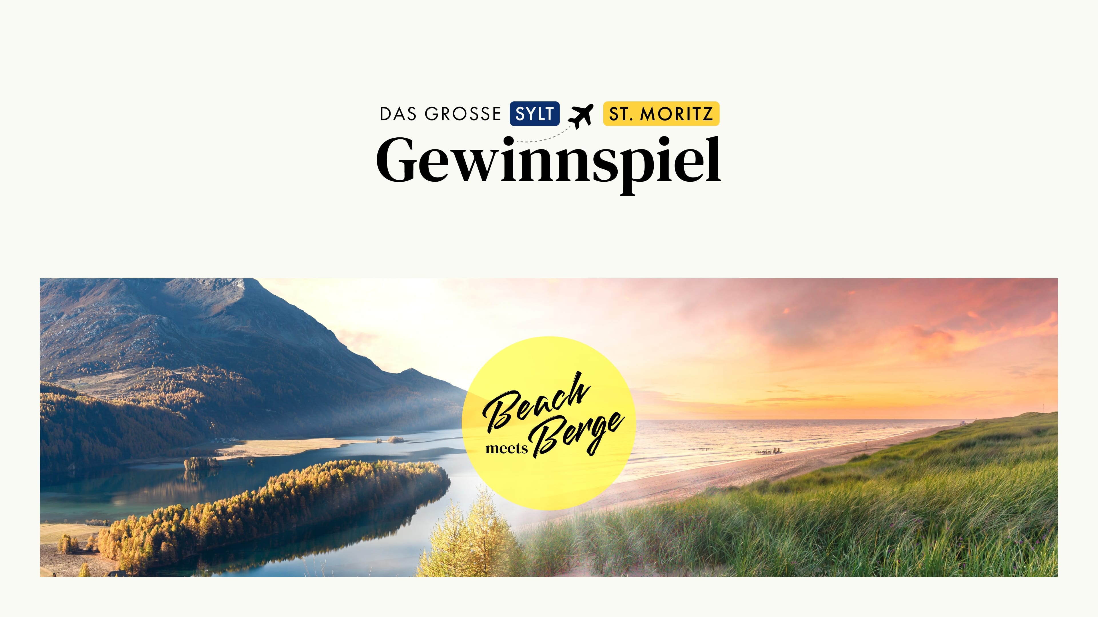 Großes Headerbild von Beach meets Berge