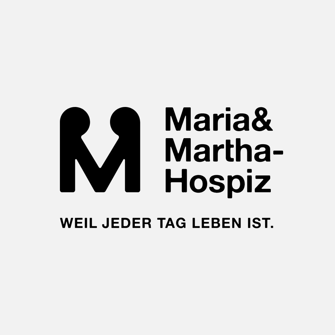 Das neue Maria&Martha Logo in scharz-weiß