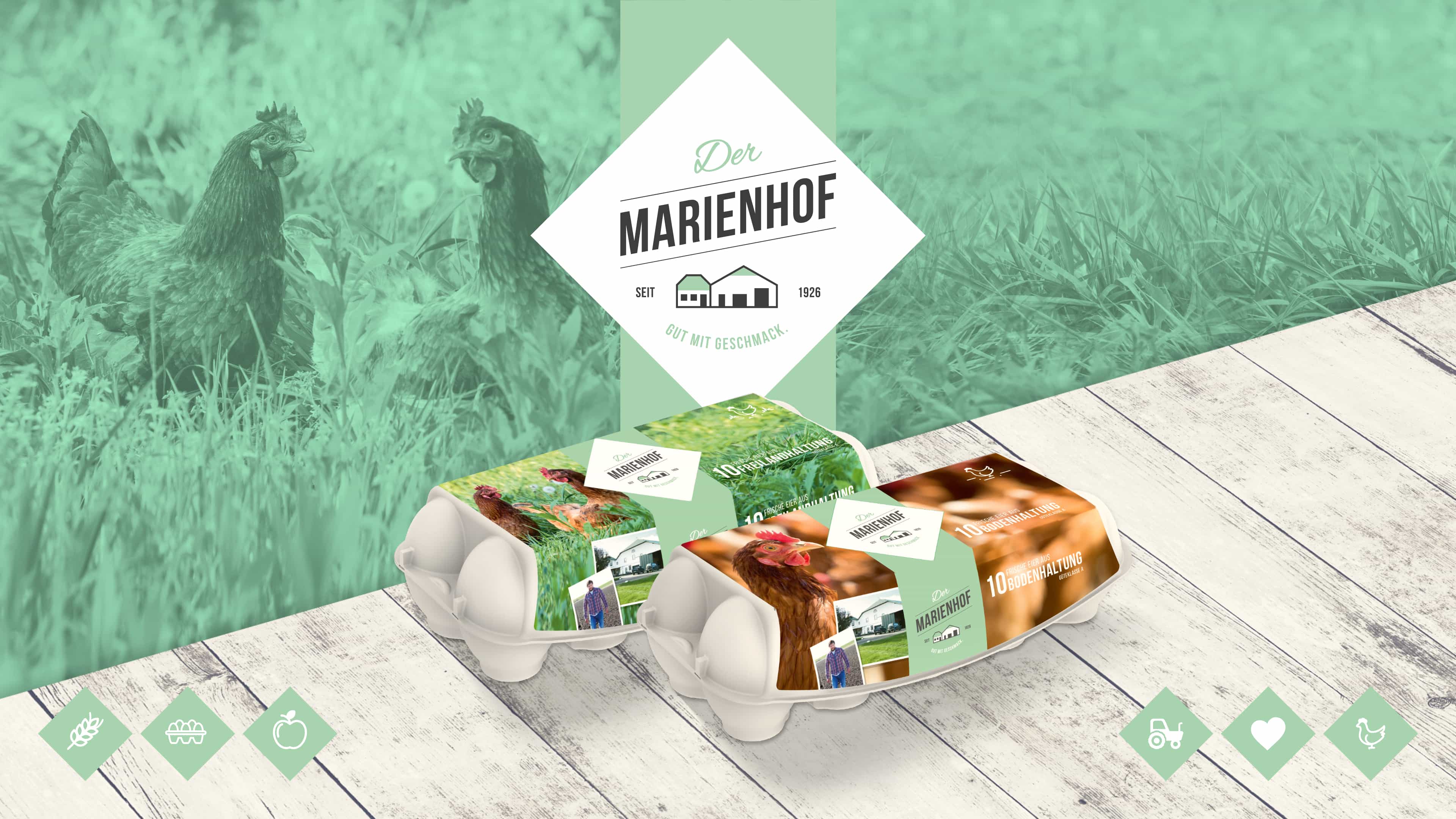 hochzwei_marienhof_slider_01.jpg Zwei bedruckte Eierpackungen von der Marienhof