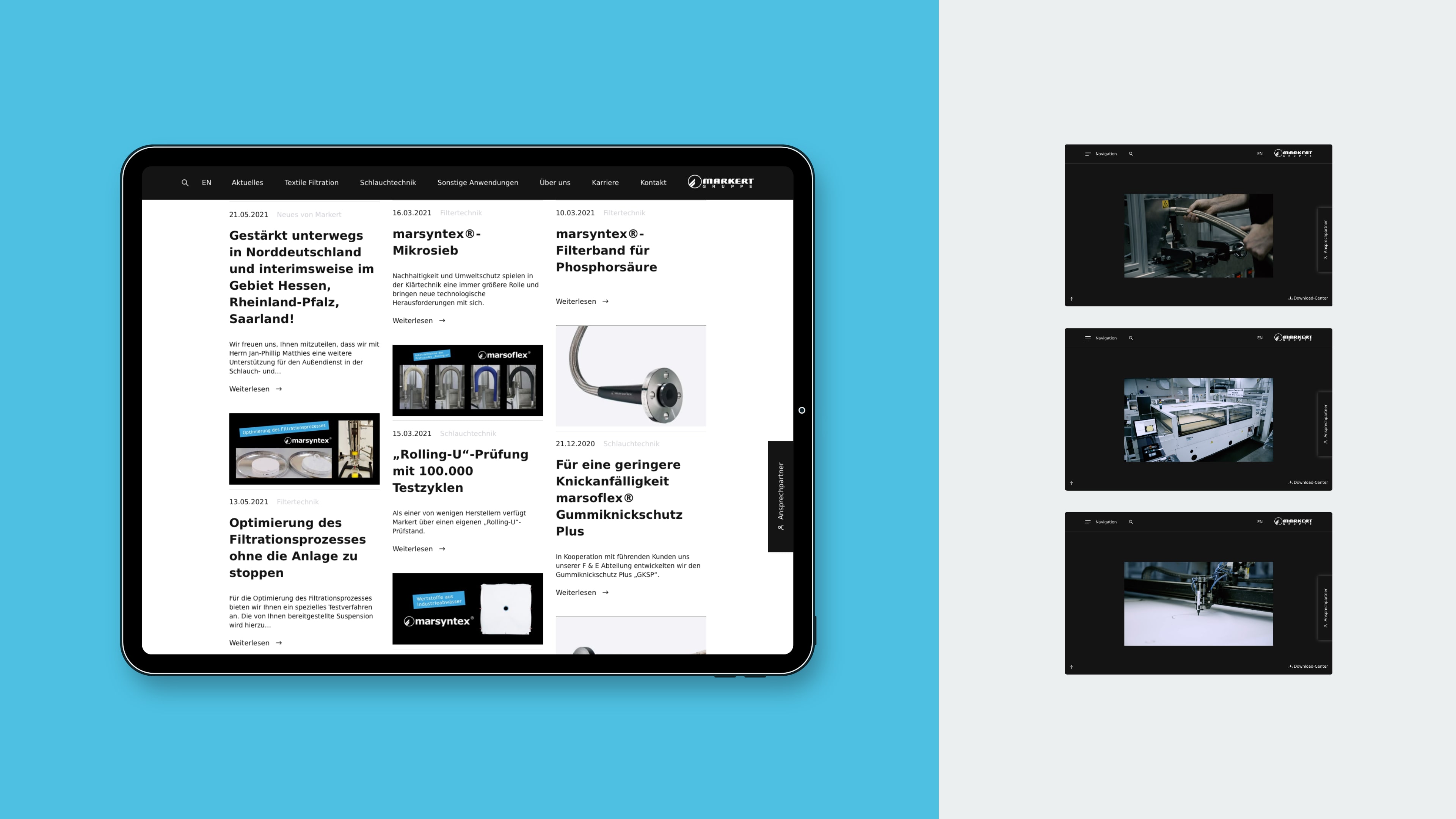 hochzwei_markert_slider_03.jpg Die News Unterseite der Markert Homepage