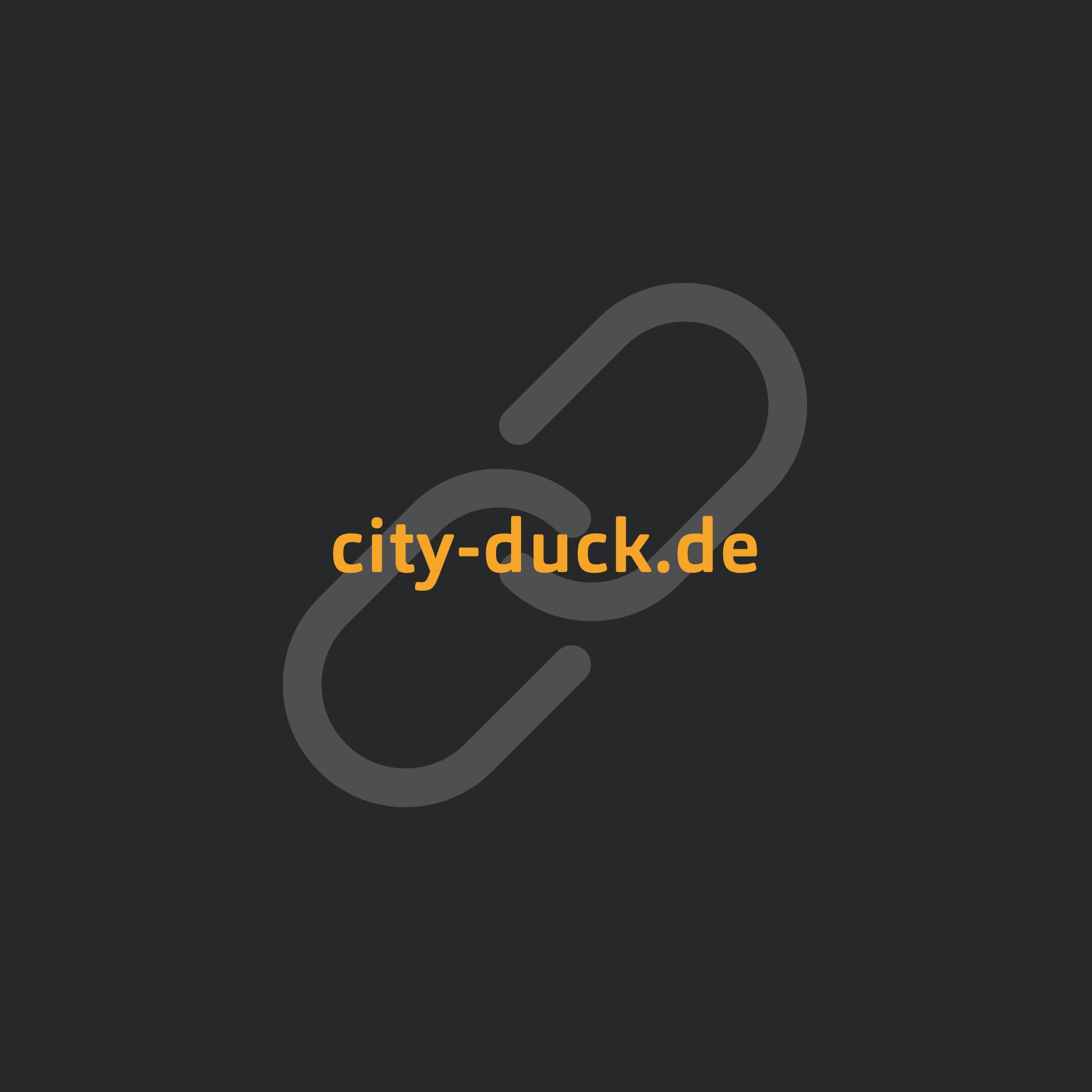 hochzwei_mbw_teaser_08.jpg City Duck URL mit einem Kettensymbol im Hintergrund
