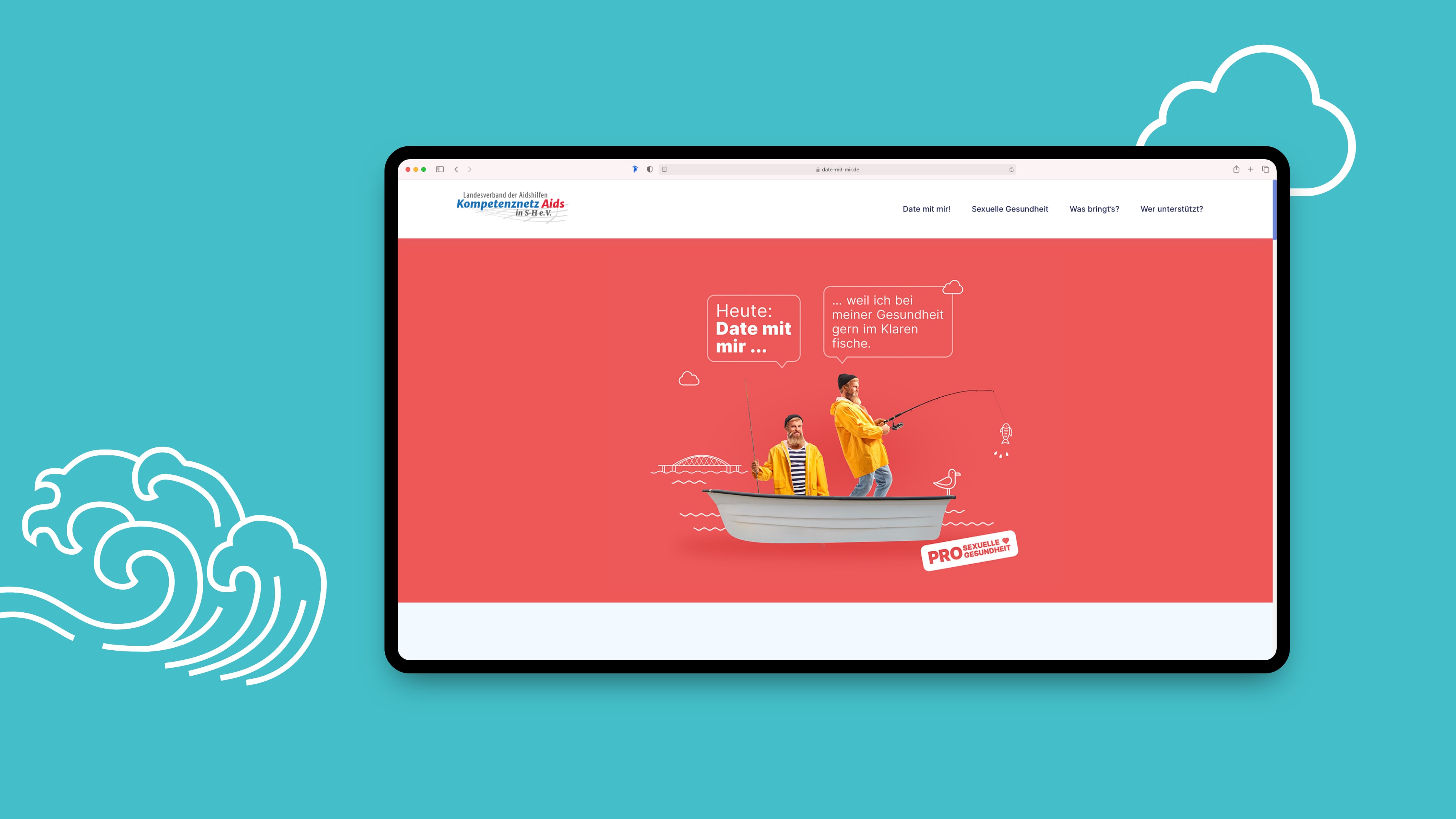 hochzwei_minso_slider_01.jpg Aidshilfen Homepage mit einem Bild von einem Mann im Kutter