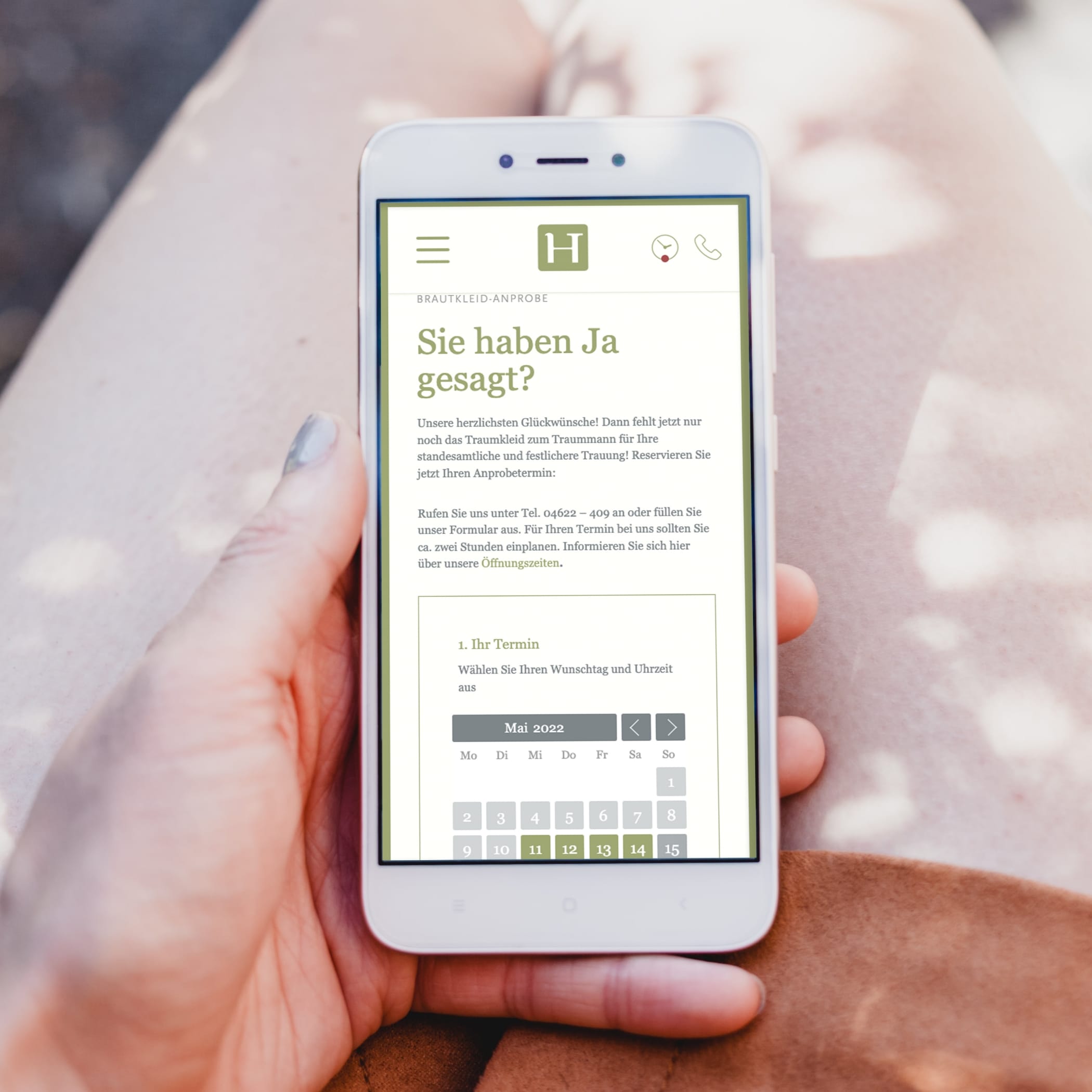 h2_mmh-termin_teaser_06.jpg Mode Max Hansen Online Termin Buchungssystem in Smartphone Ansicht