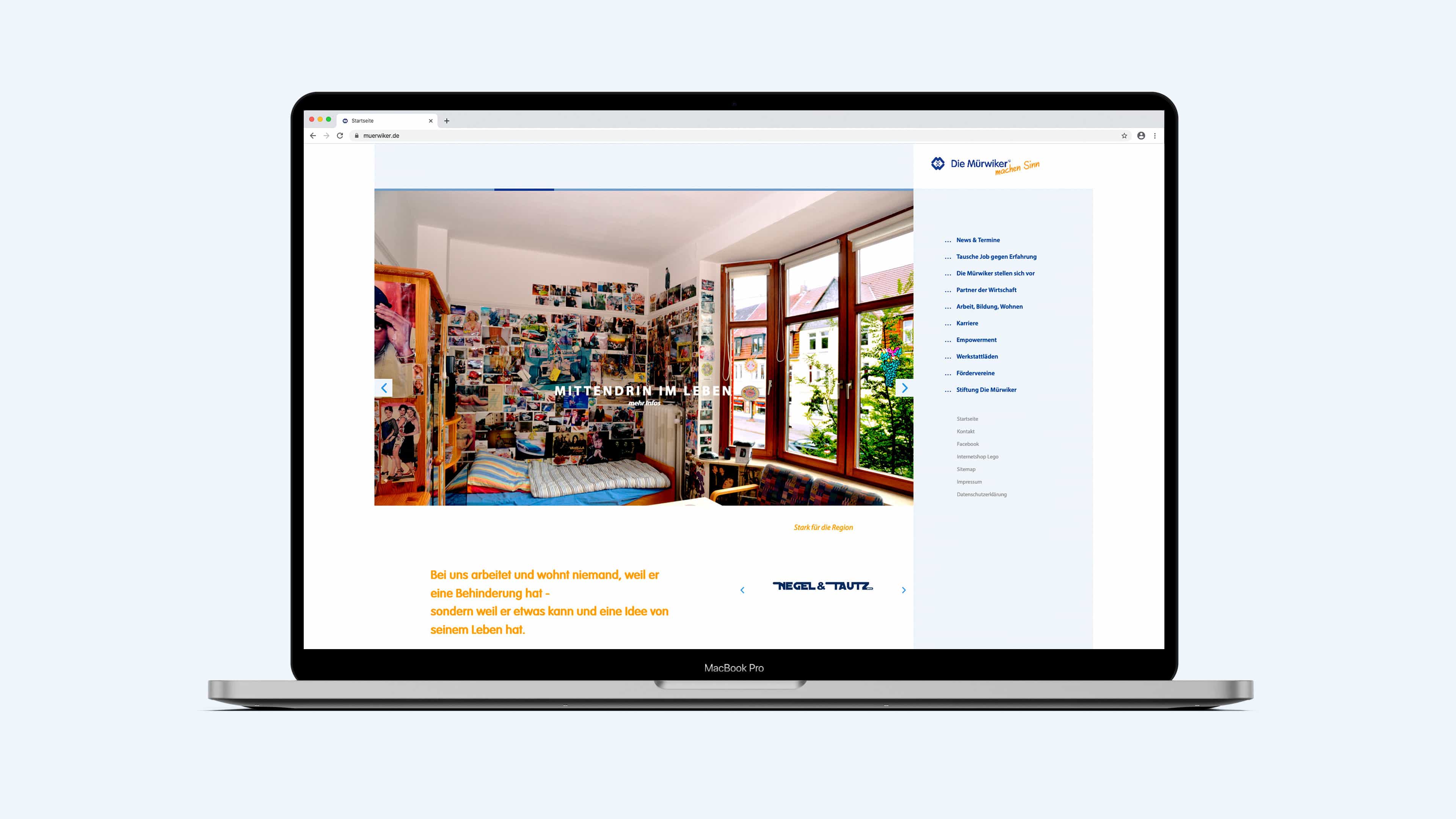 hochzwei_muer_slider_01.jpg Die Muerwiker Homepage mit einem großem Bild eines Schlafzimmers