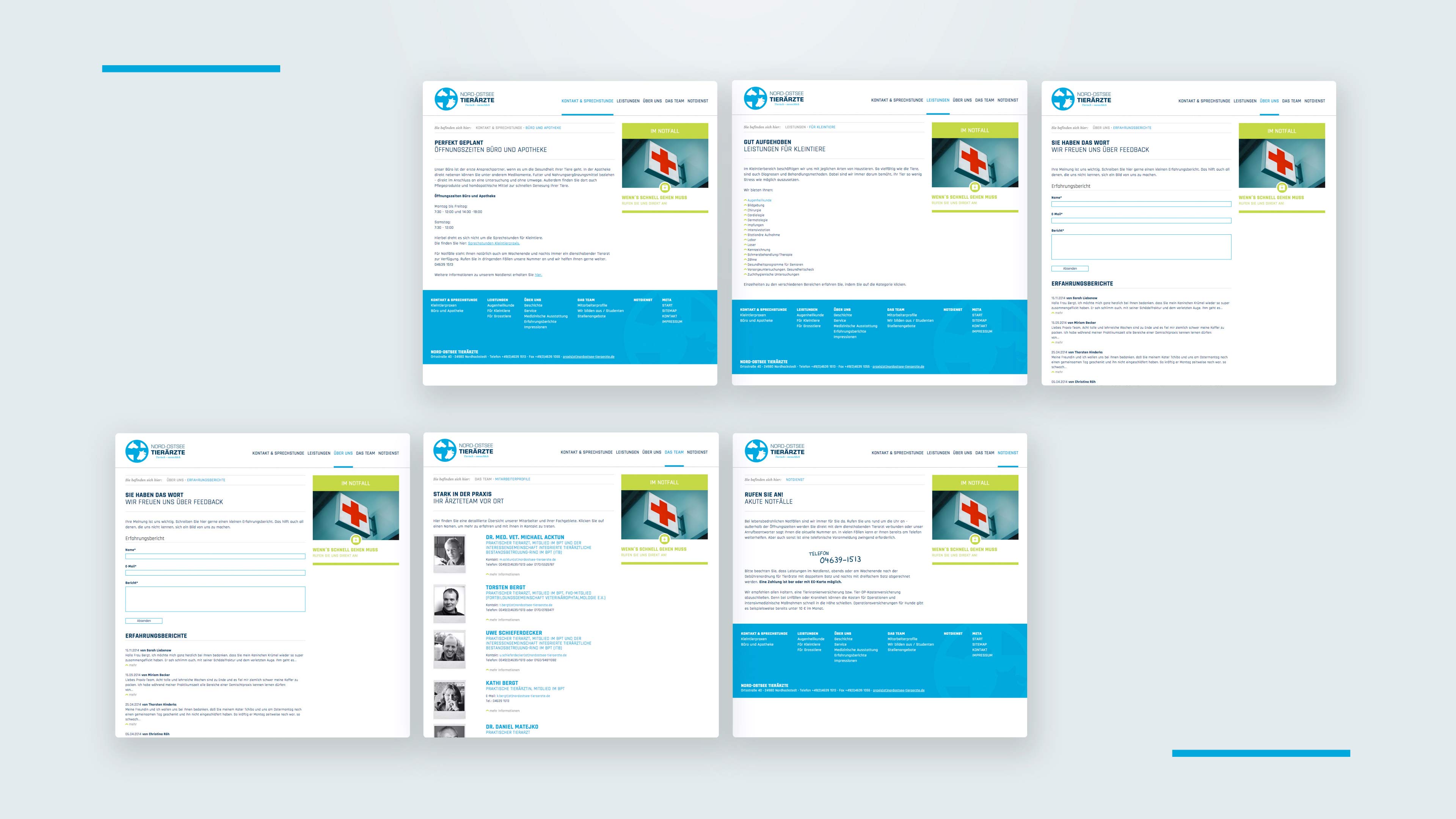 hochzwei_noti_slider_02.jpg Sechs Ausschnitte der Nord Ostsee Tierärzte Homepage