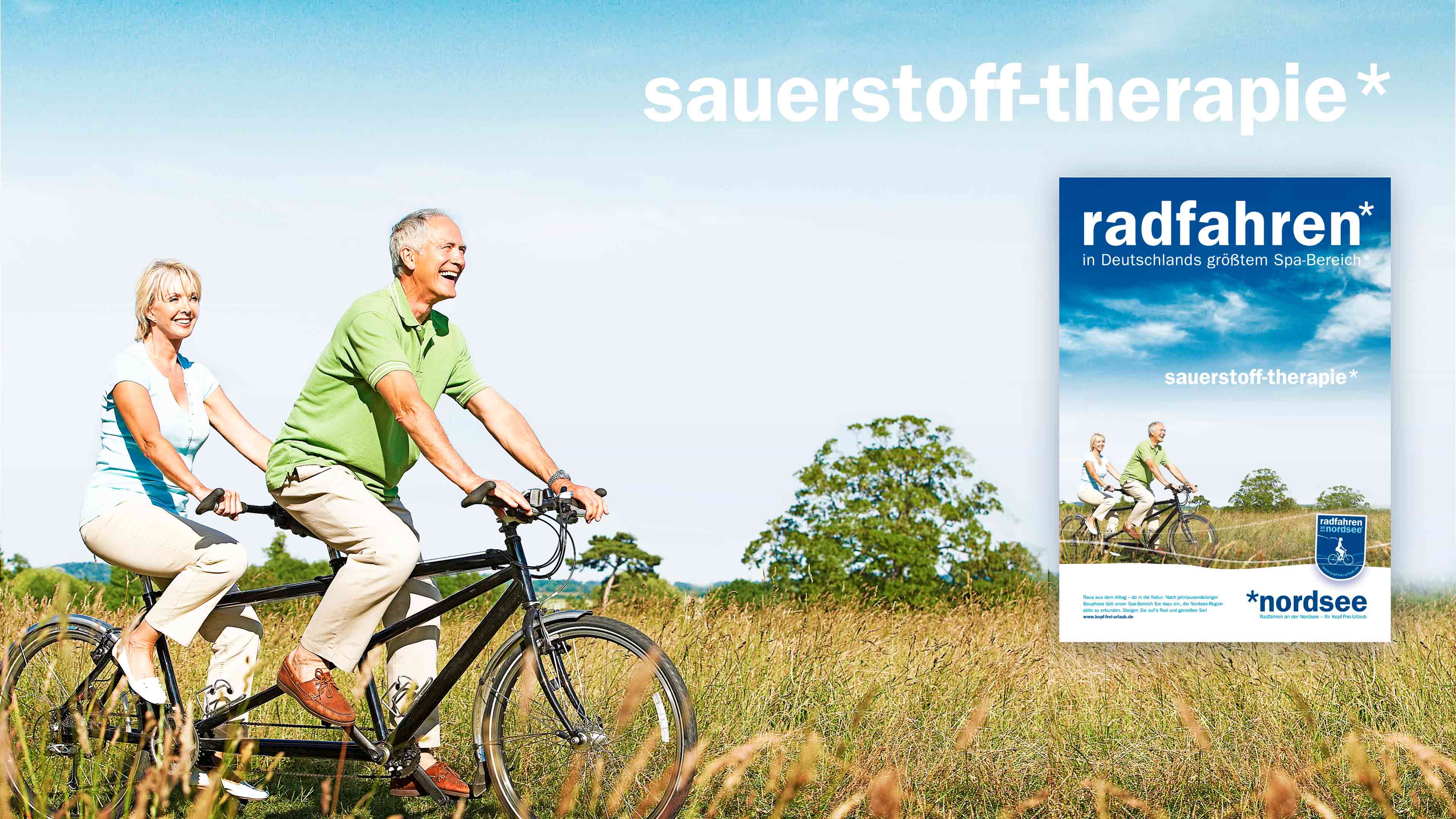 hochzwei_nordsee_slider_01.jpg Älteres Ehepaar auf einem Tandem