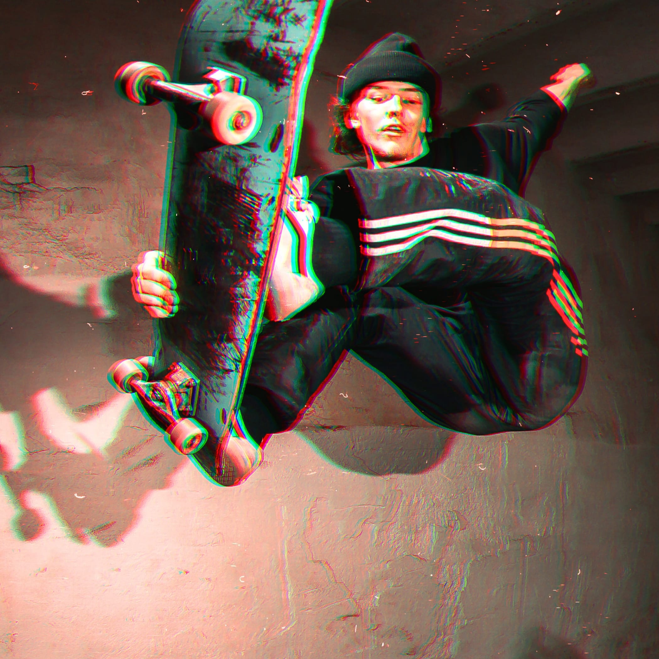 hochzwei_nospaclub_teaser_05.jpg Junger Skateboardfahrer macht einen Trick auf dem Skateboard