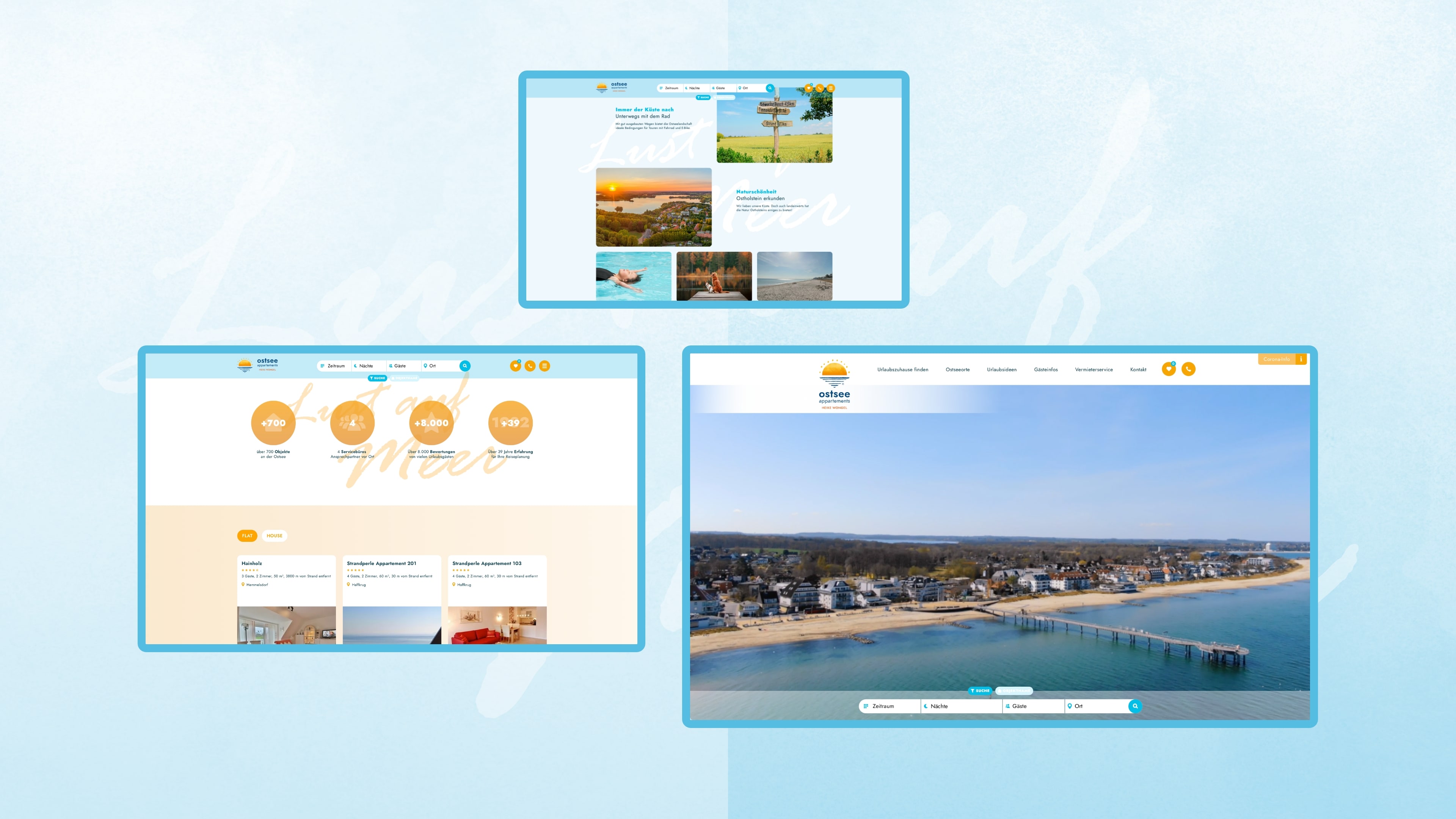 hochzwei_wongel_slider_01.jpg Drei Unterseiten von Ostsee Appartements