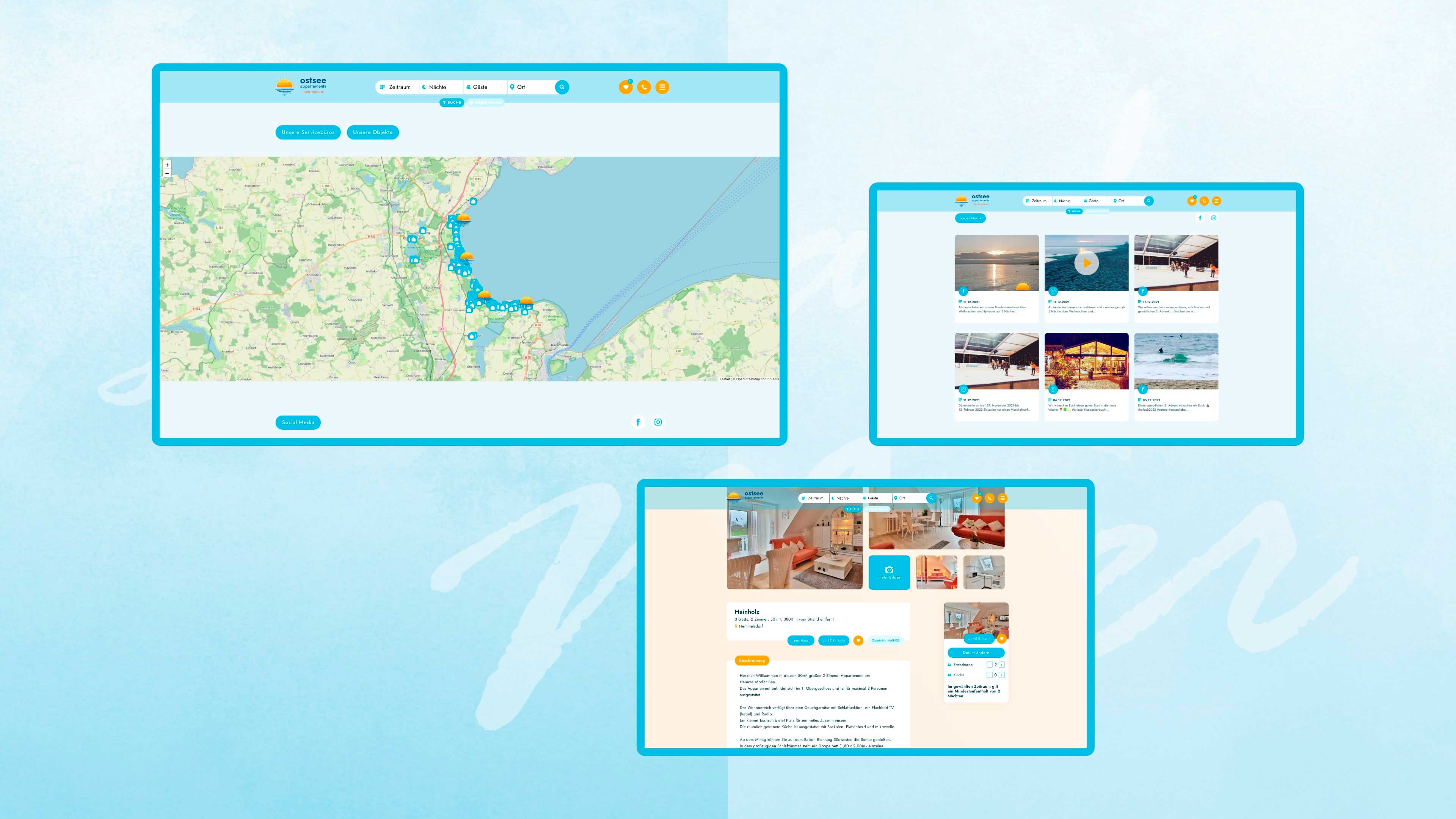 hochzwei_wongel_slider_03.jpg Drei Homepage Unterseiten von Ostsee Appartements