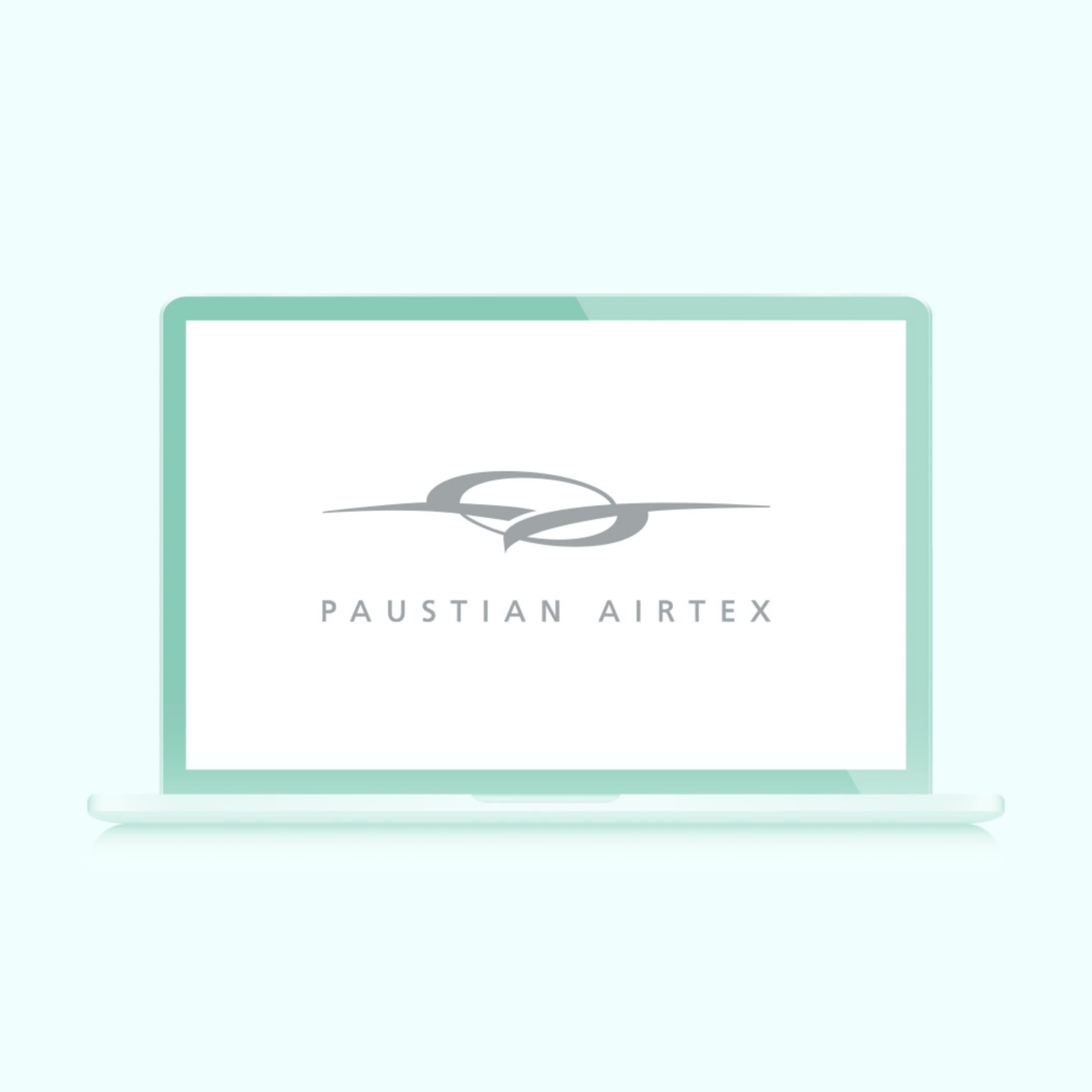 hochzwei_paai_teaser_06.jpg Paustian Airtex Logo auf einem Illustrierten Laptop