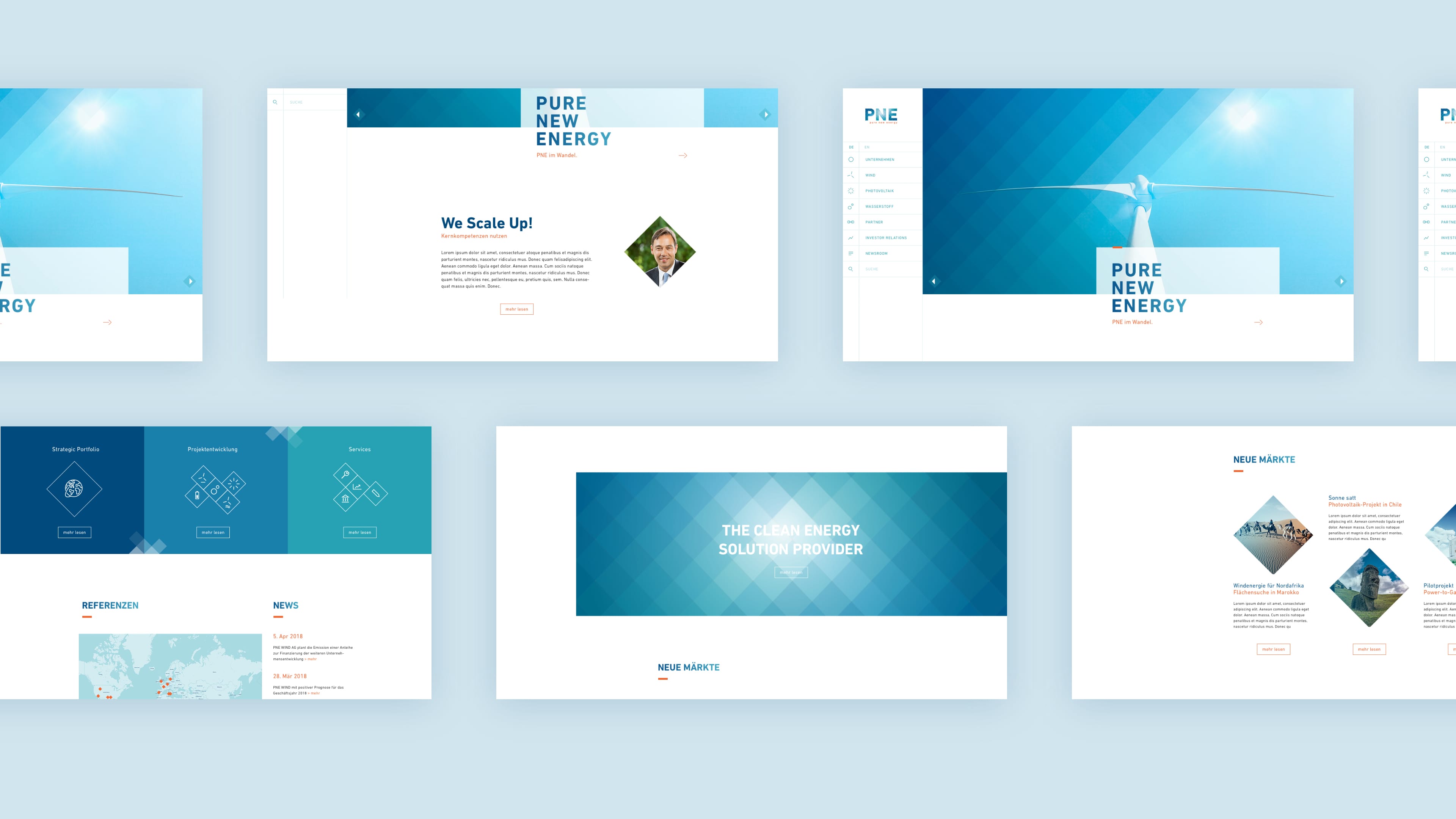 hochzwei_pne_slider_01.jpg Fünf Ausschnitte der PNE Homepage