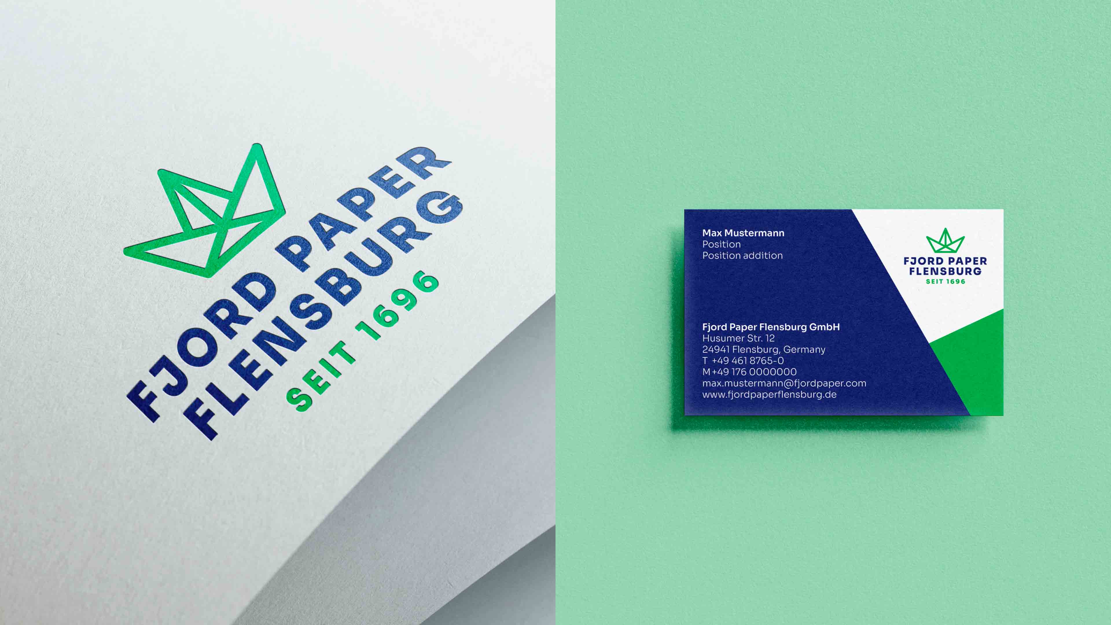 Neues Briefpapier und Visitenkarten