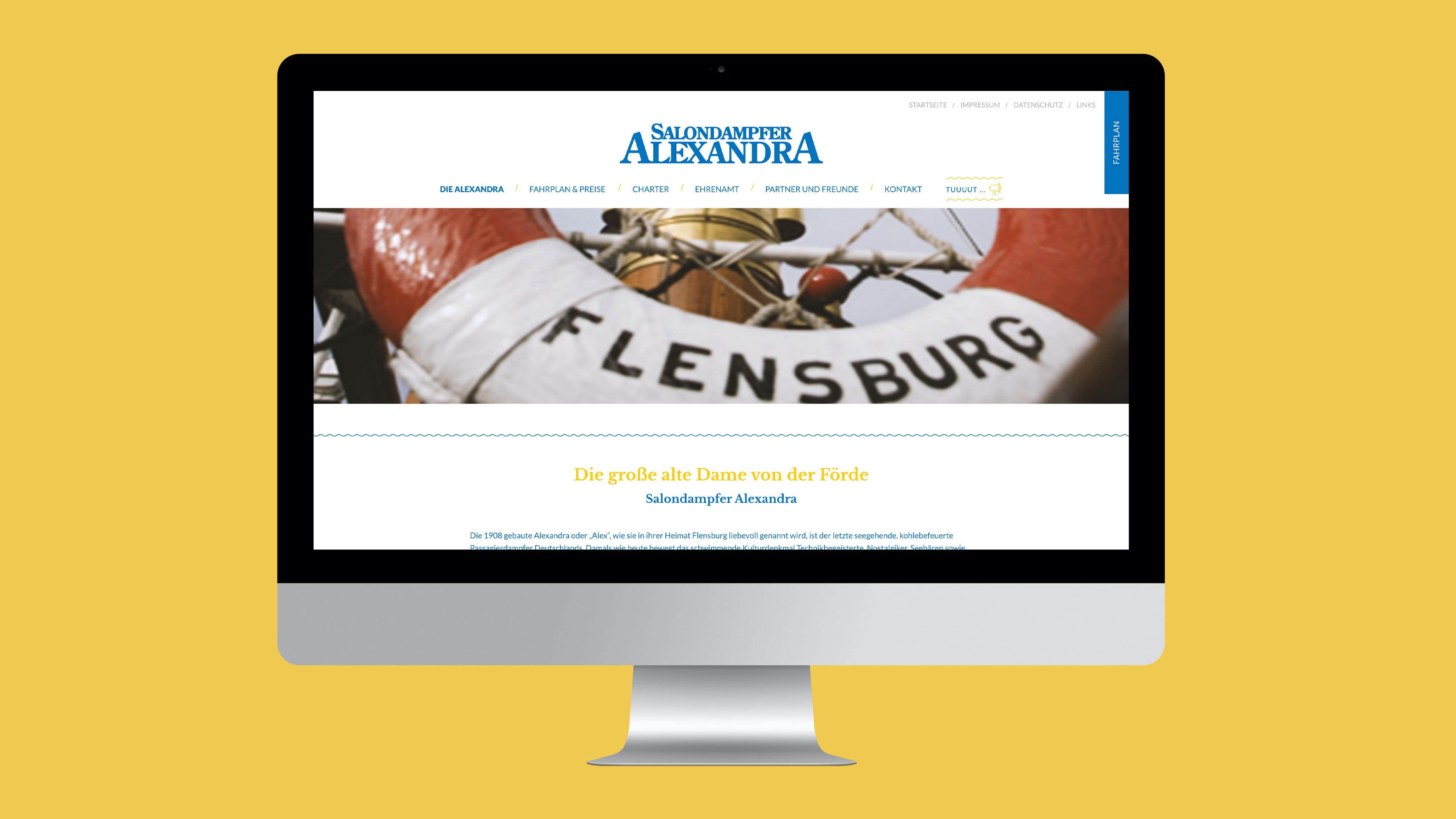 hochzwei_fvsa_slider_02.jpg Homepage des Salondampfer Alexandra mit großem Teaserbild