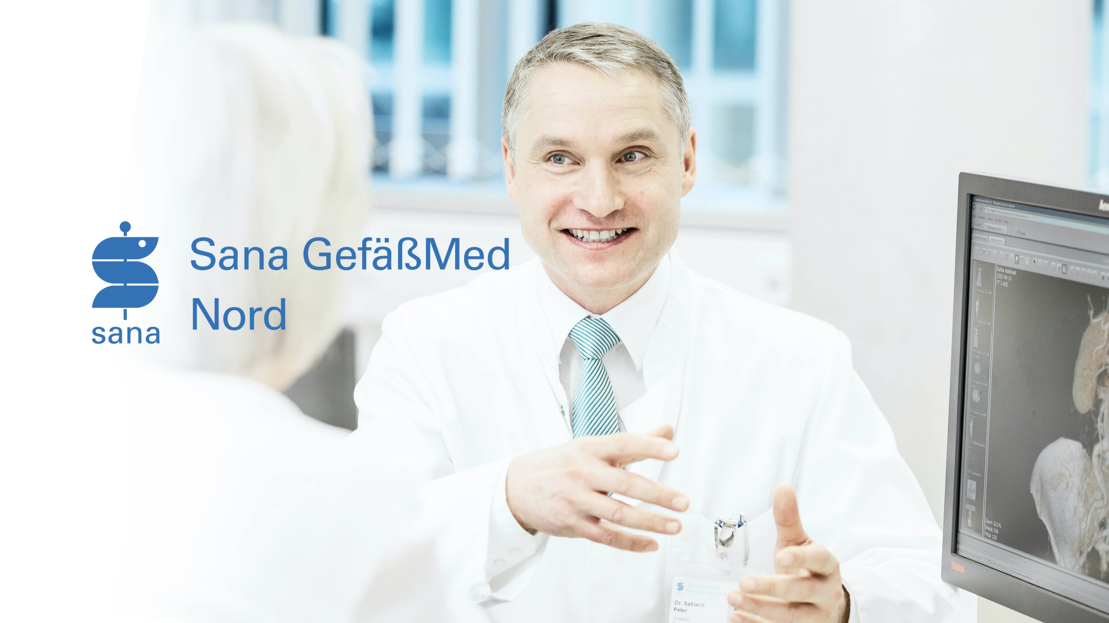 Lungenarzt während der Beratung