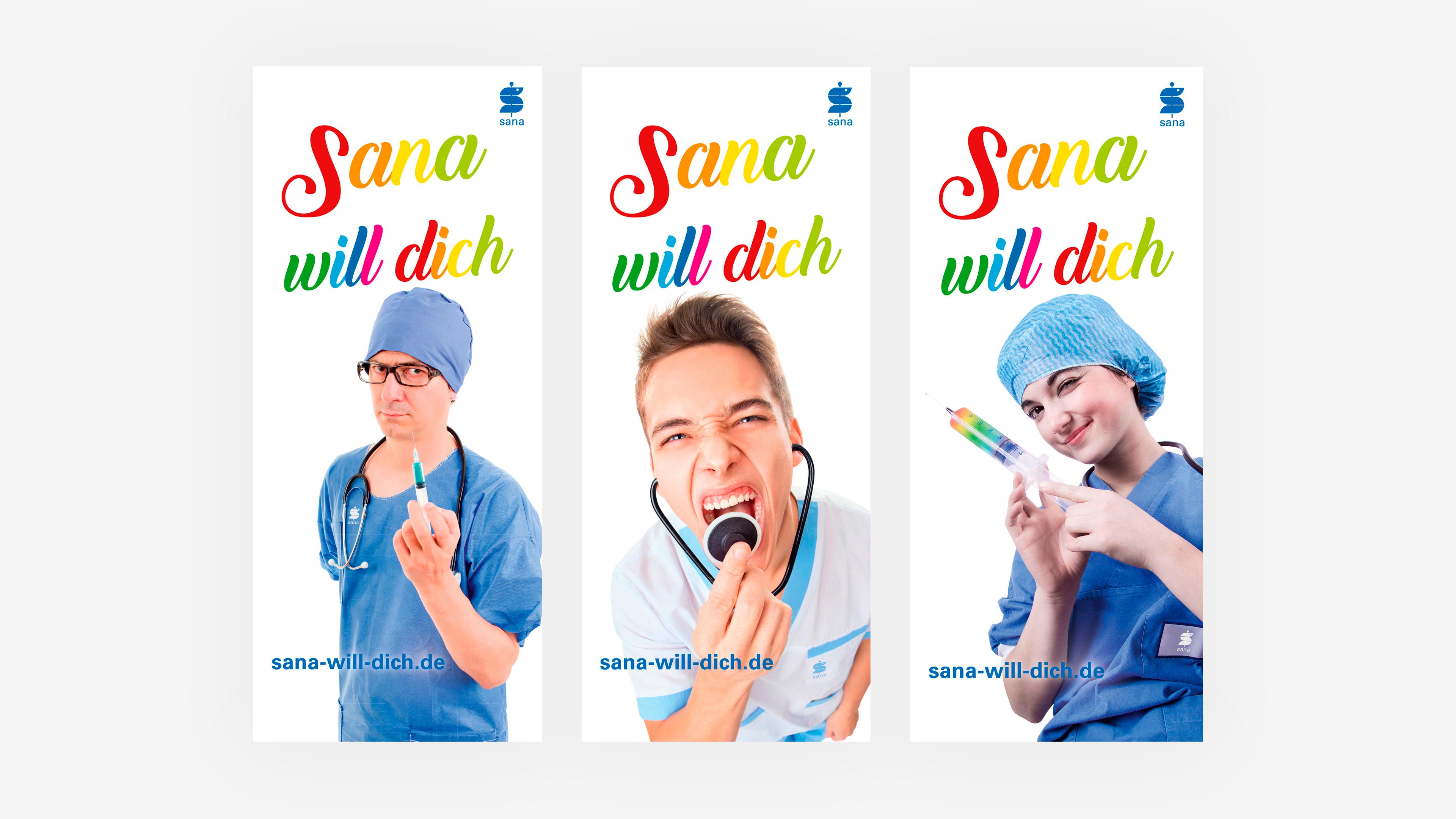 hochzwei_sana_slider_02.jpg Drei Bilder mit Krankenpflegern