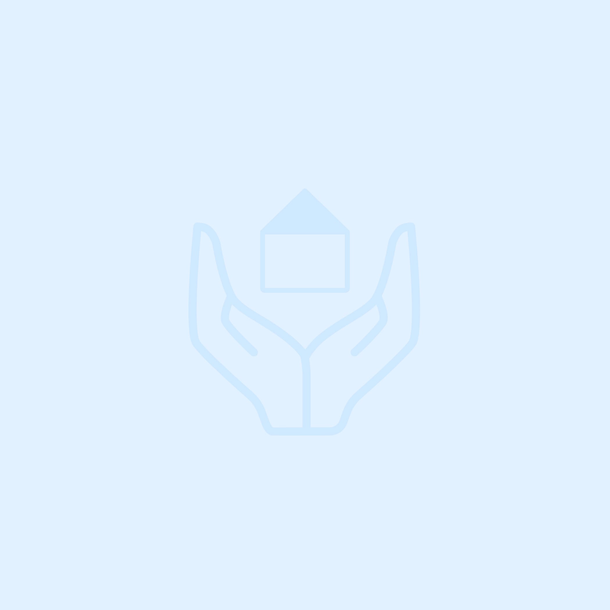 hochzwei_sbv_teaser_04.jpg Zwei Illustrierte blaue Hände halten ein Haus