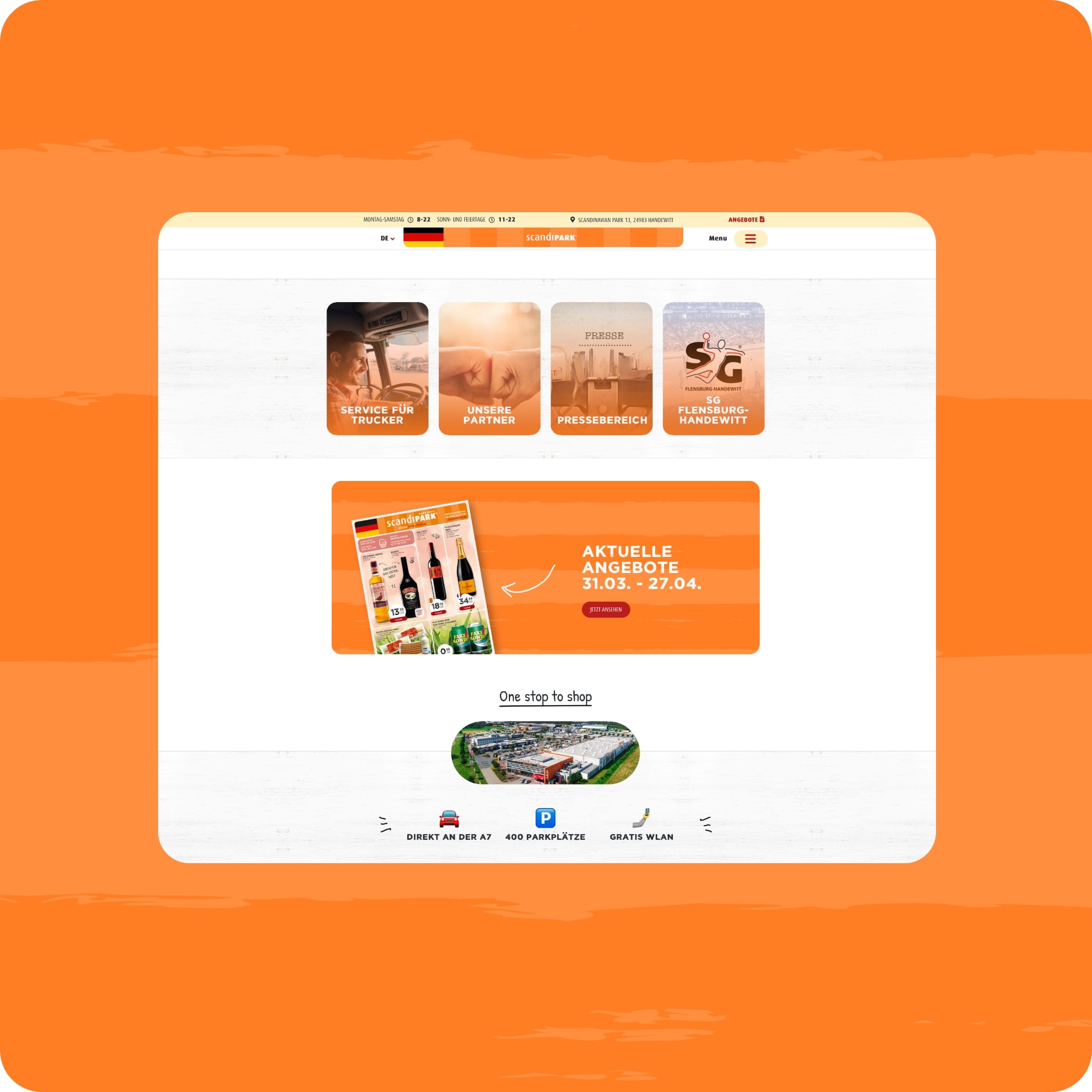 Relaunch Seite vom Scandipark