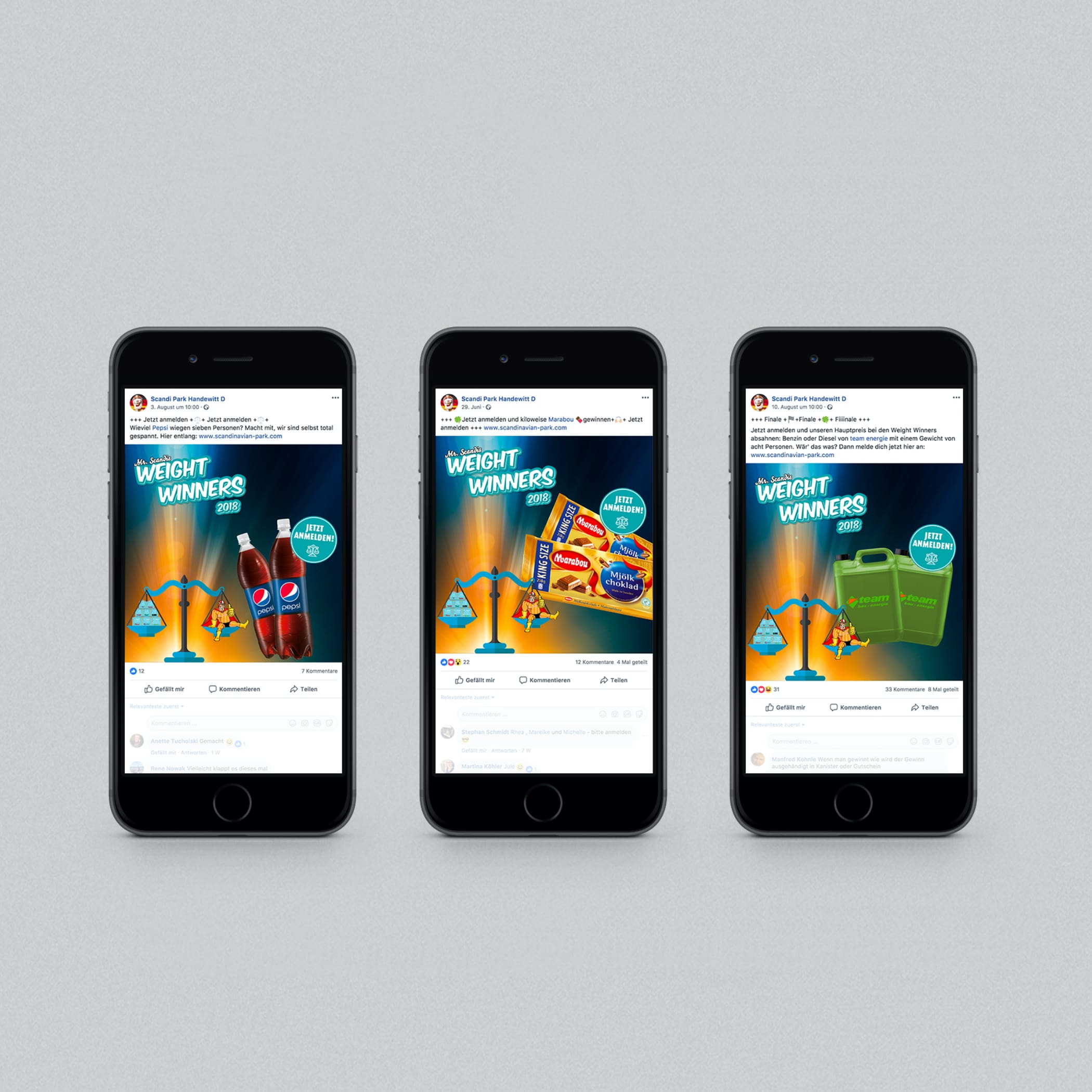 hochzwei_scan_teaser_06.jpg Drei Smartphone mit Facebookpost