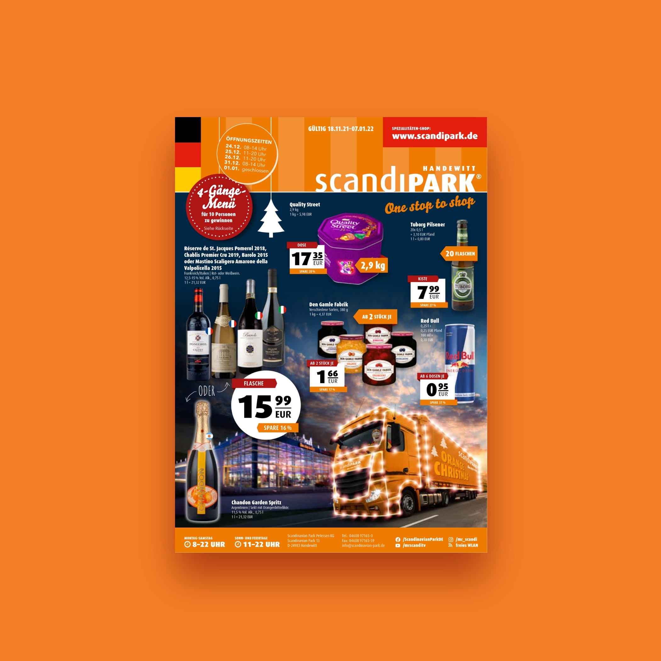Scandipark Prospekt mit verschiedenen Angeboten